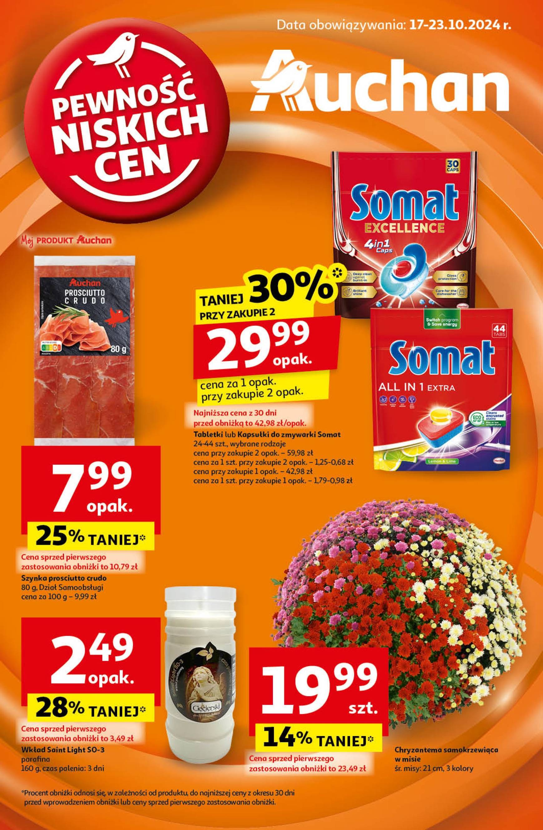 auchan - Hipermarket Auchan gazetka ważna od 17.10. - 23.10.