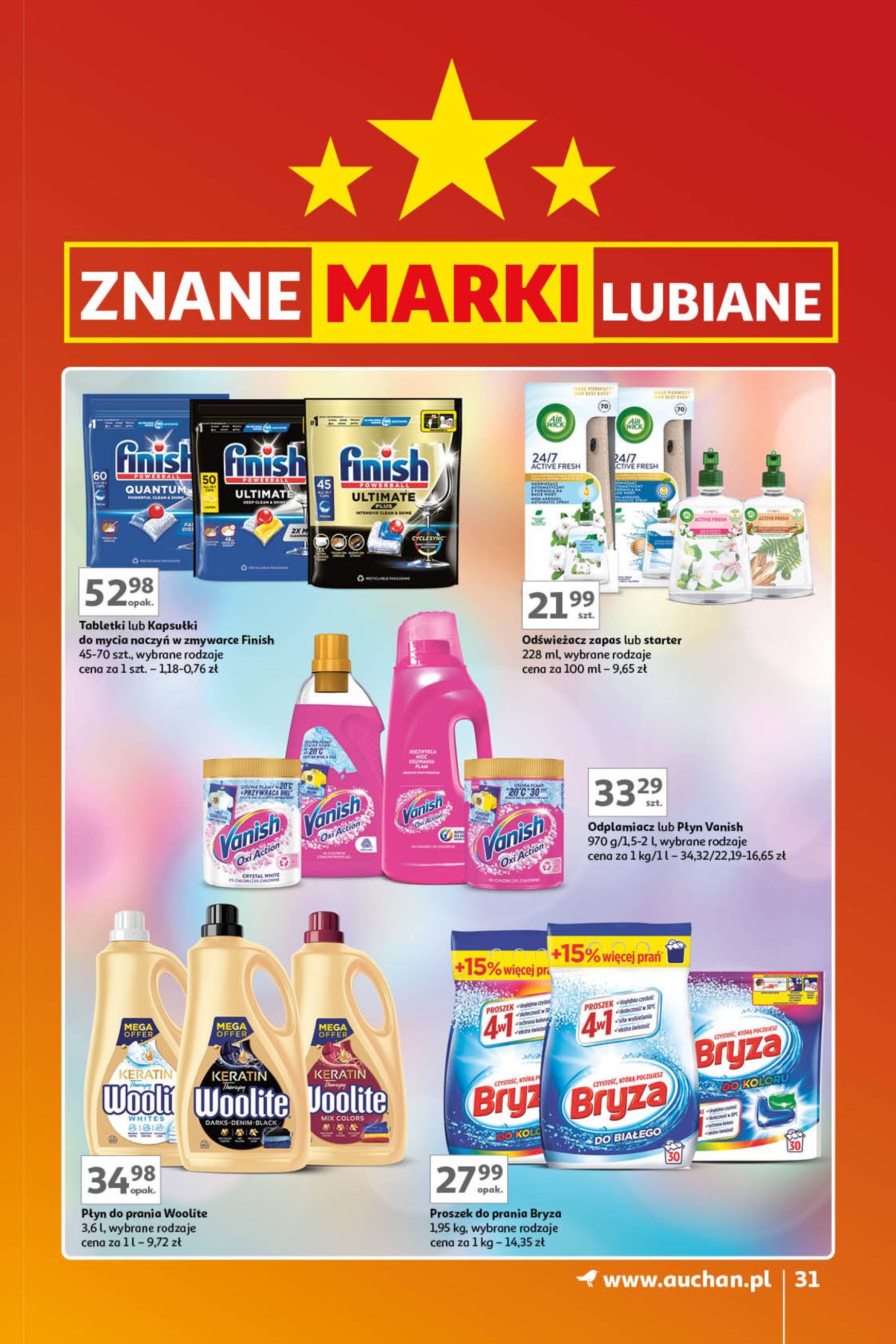 auchan - Auchan - Znane Marki Lubiane gazetka ważna od 17.10. - 23.10. - page: 31