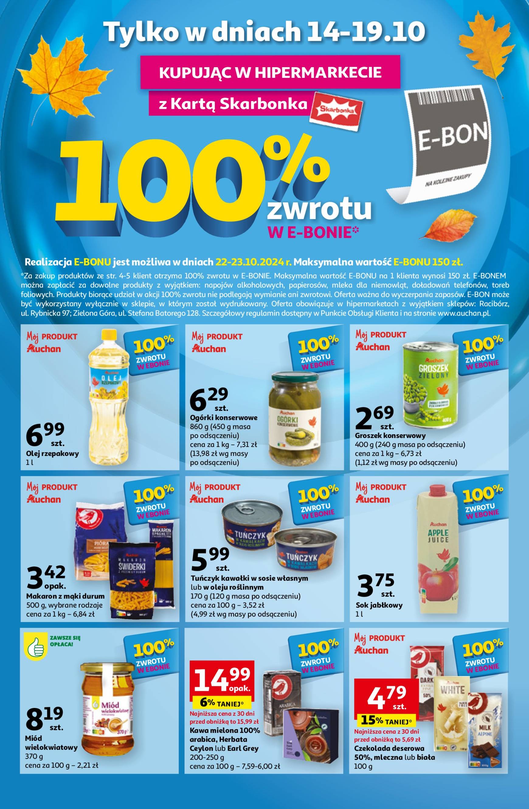 auchan - Auchan gazetka ważna od 14.10. - 19.10. - page: 1