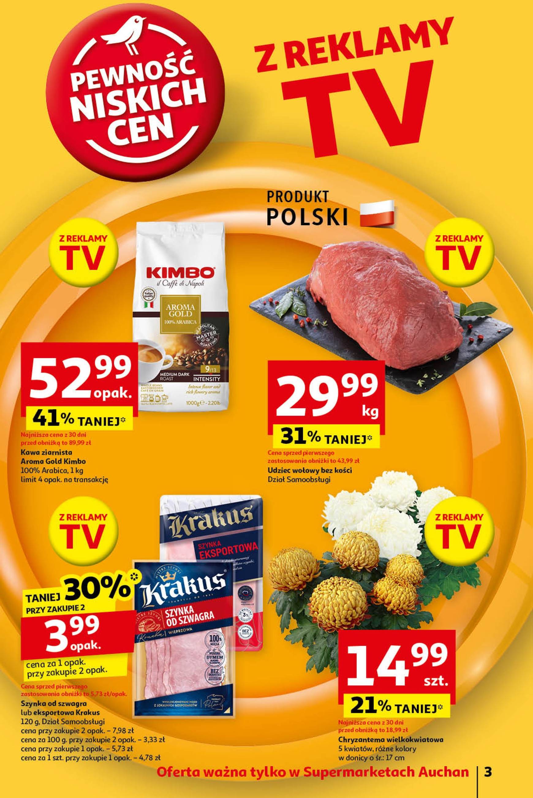 auchan - Supermarket Auchan gazetka ważna od 24.10. - 30.10. - page: 3