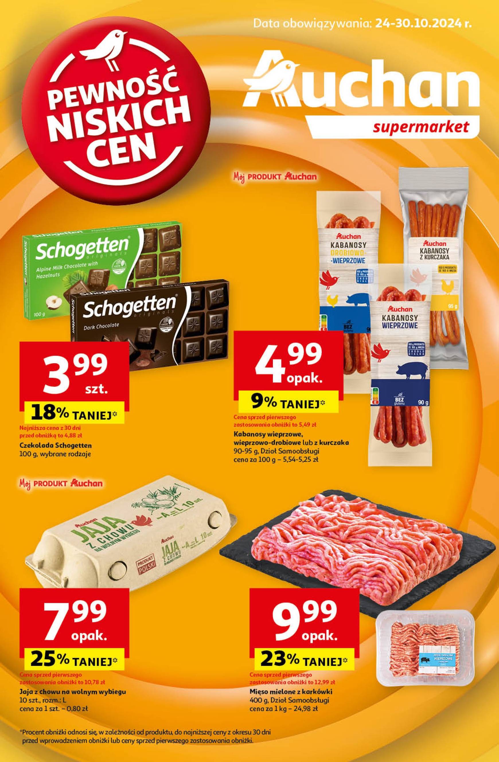 auchan - Supermarket Auchan gazetka ważna od 24.10. - 30.10. - page: 1