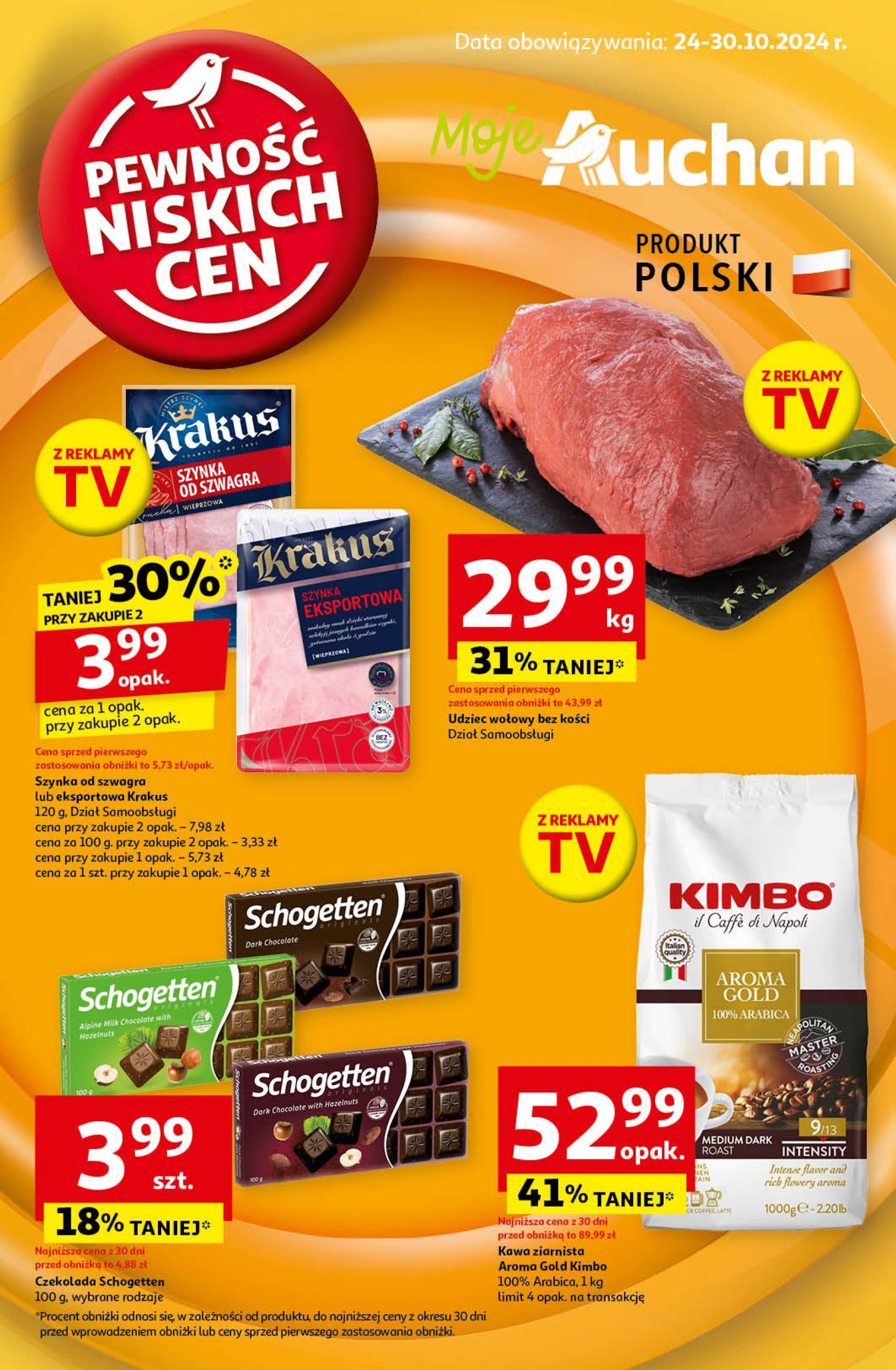 auchan - Moje Auchan Poľsko gazetka ważna od 24.10. - 30.10. - page: 1