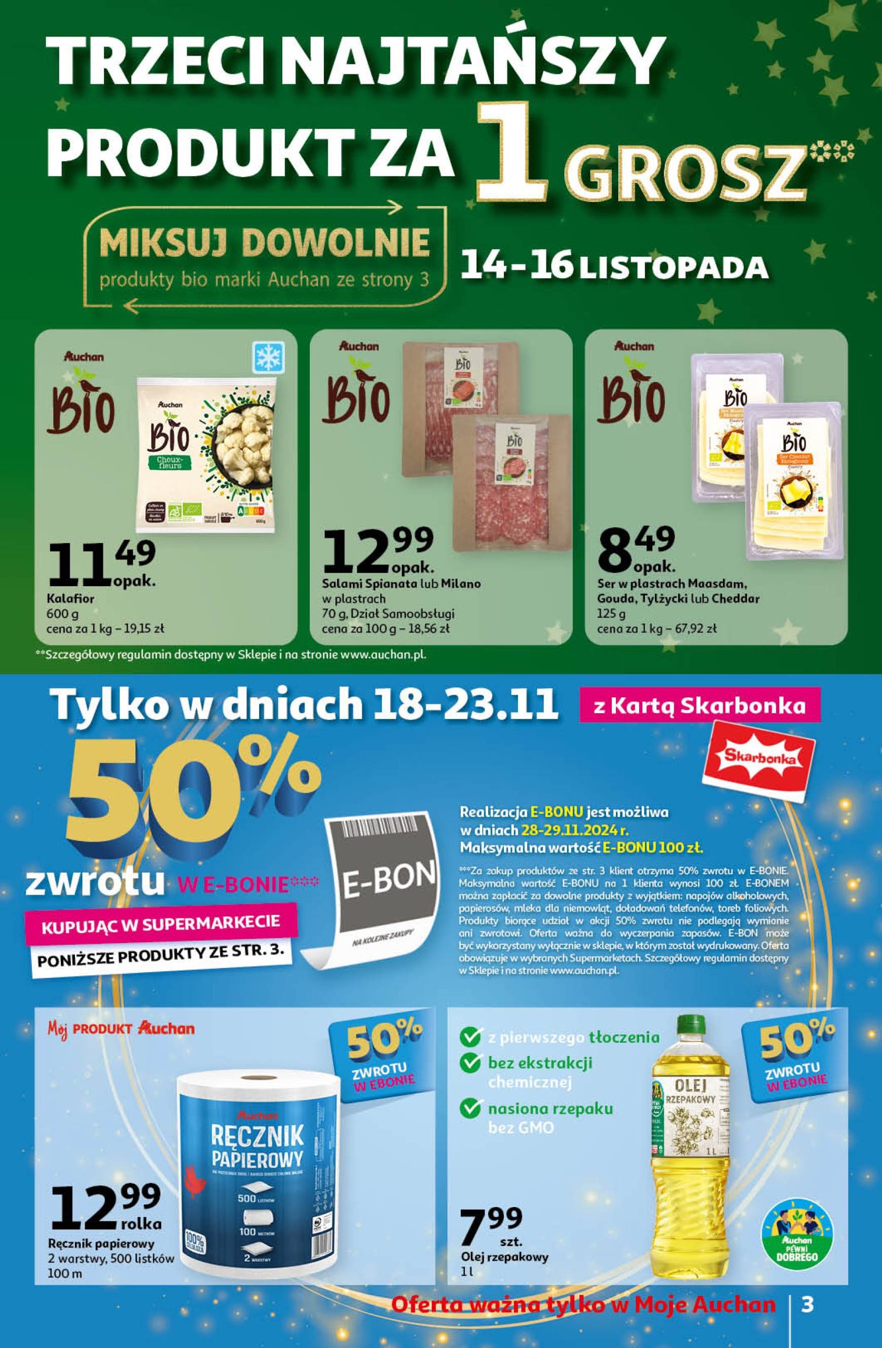 auchan - Moje Auchan gazetka ważna od 14.11. - 20.11. - page: 3