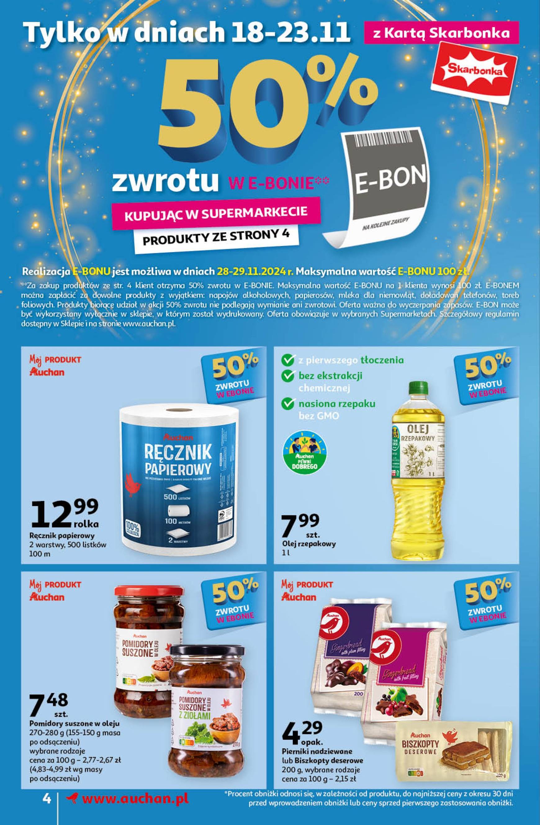 auchan - Auchan - Supermarket gazetka ważna od 14.11. - 20.11. - page: 4