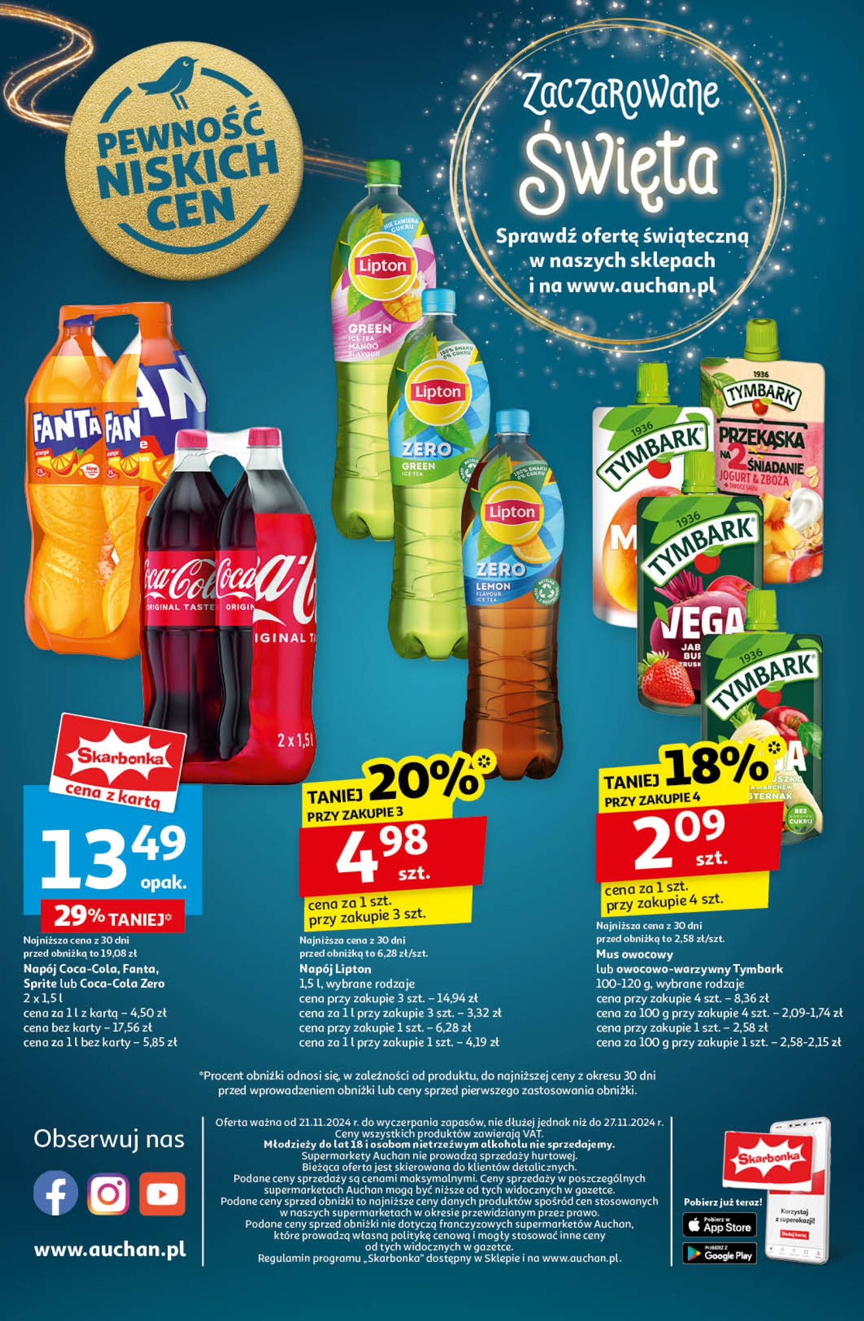 auchan - Supermarket Auchan gazetka ważna od 21.11. - 27.11. - page: 14