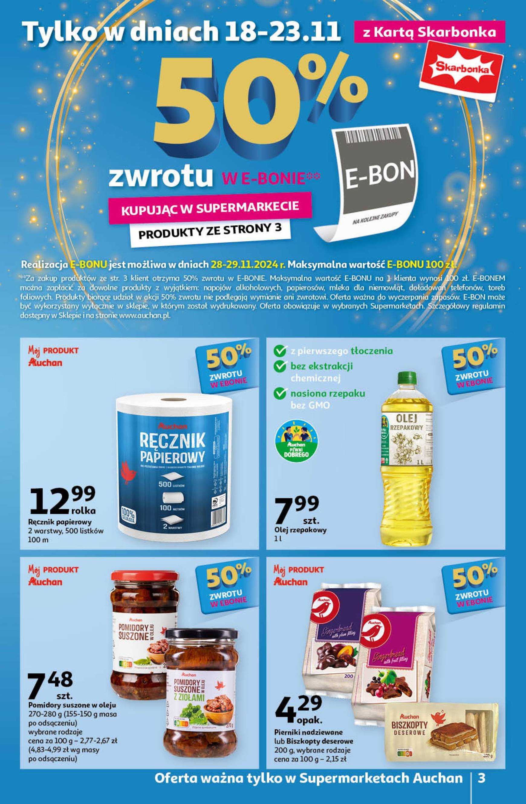 auchan - Supermarket Auchan gazetka ważna od 21.11. - 27.11. - page: 3