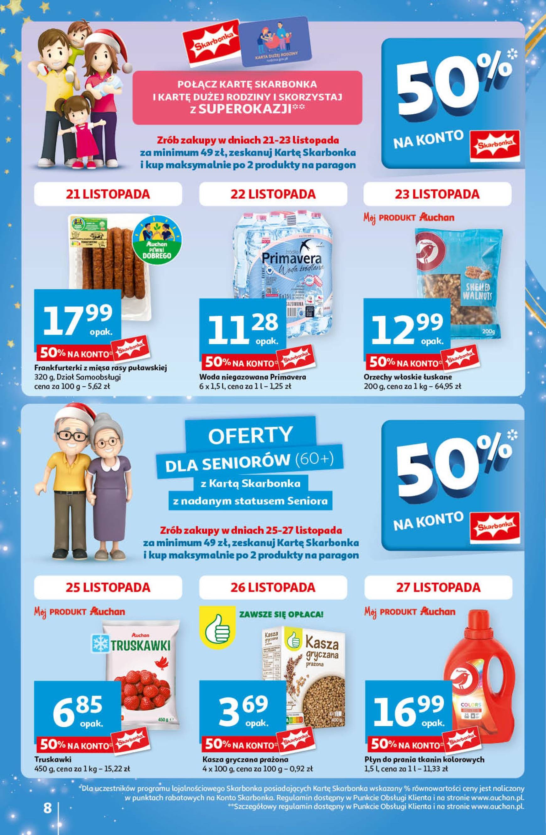 auchan - Hipermarket Auchan gazetka ważna od 21.11. - 27.11. - page: 8