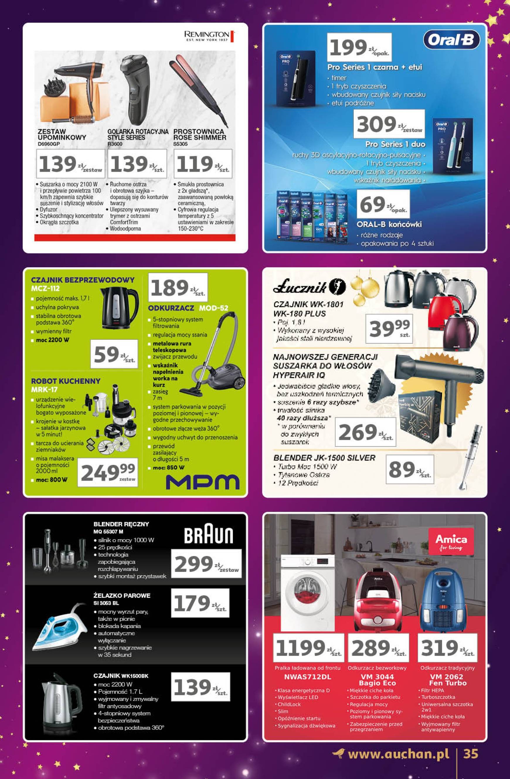 auchan - Auchan Hipermarket - Gazetka Znane Marki Lubiane gazetka ważna od 28.11. - 07.12. - page: 35