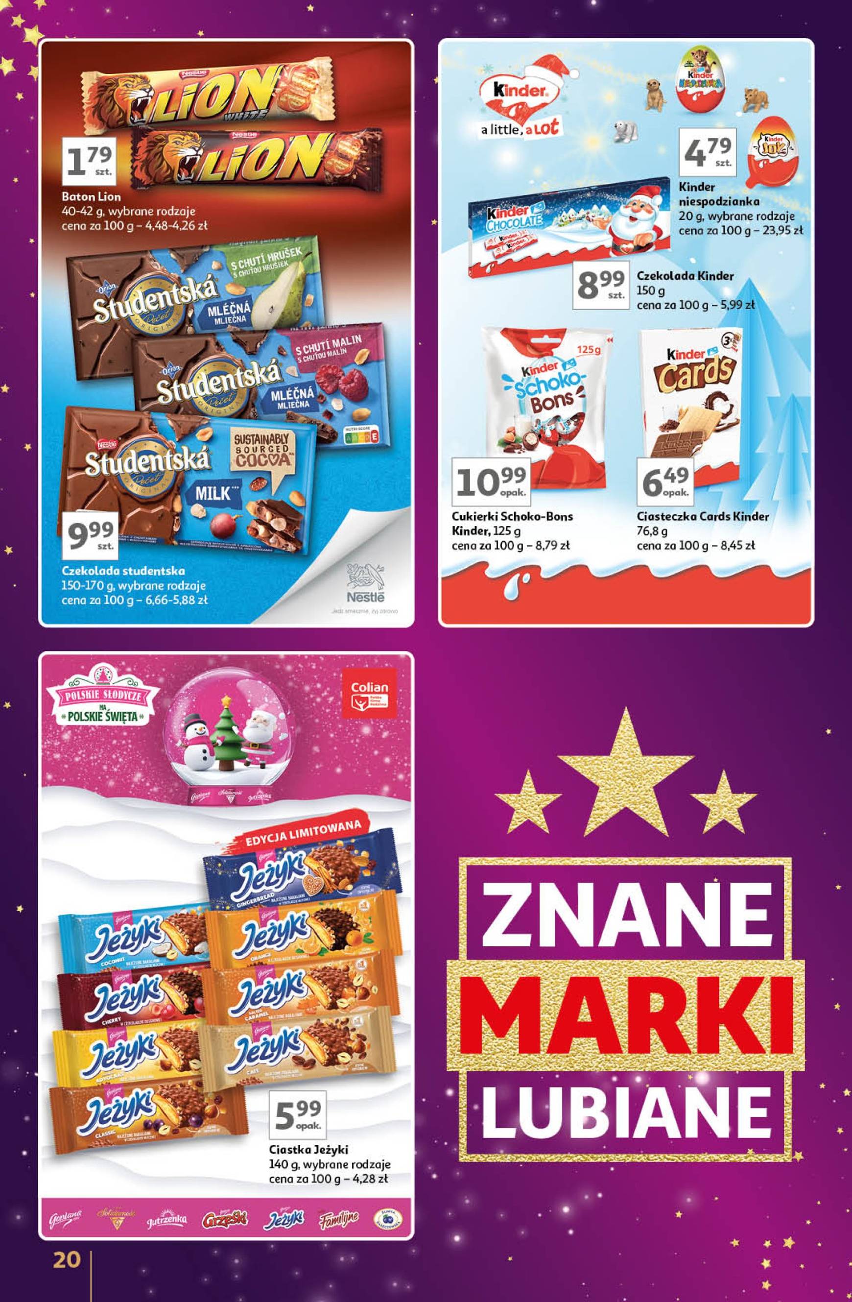 auchan - Auchan Hipermarket - Gazetka Znane Marki Lubiane gazetka ważna od 28.11. - 07.12. - page: 20