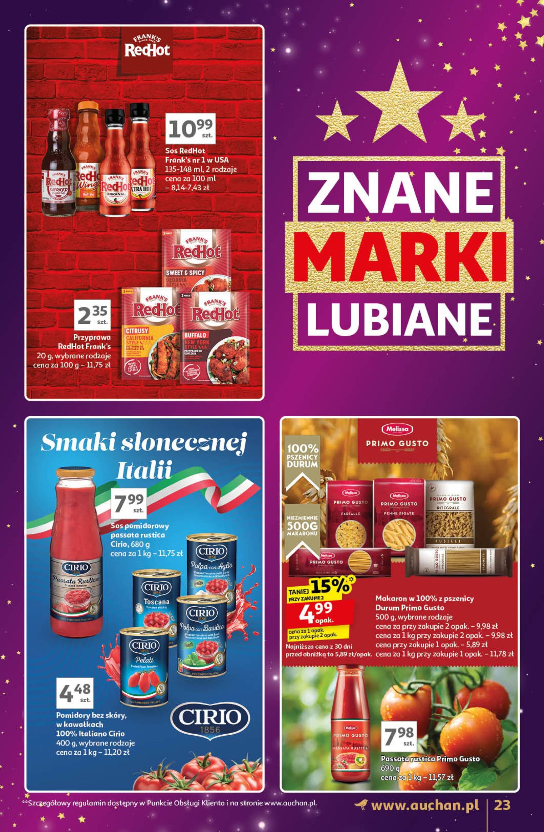 auchan - Auchan Hipermarket - Gazetka Znane Marki Lubiane gazetka ważna od 28.11. - 07.12. - page: 23