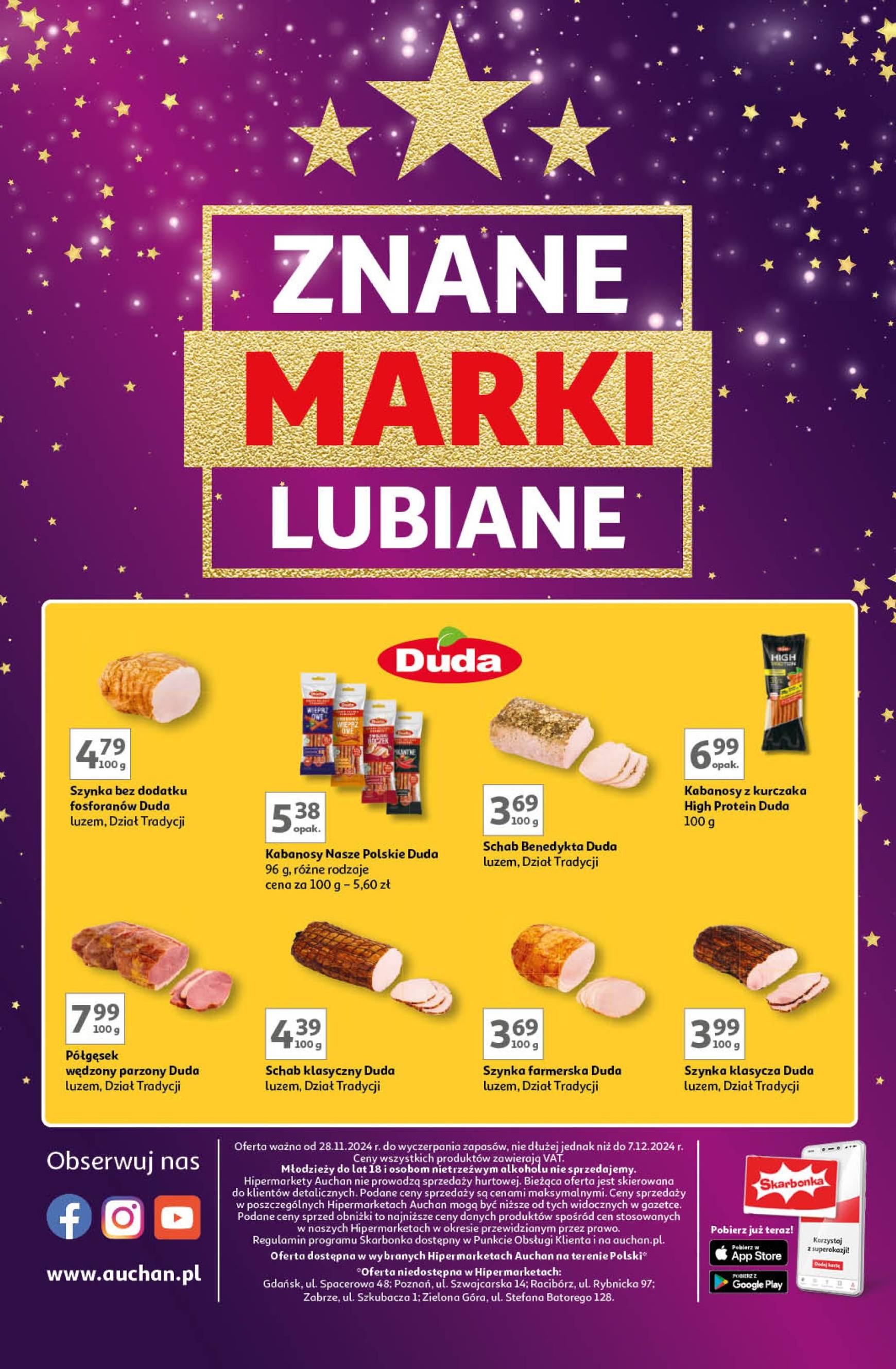 auchan - Auchan Hipermarket - Gazetka Znane Marki Lubiane gazetka ważna od 28.11. - 07.12. - page: 44