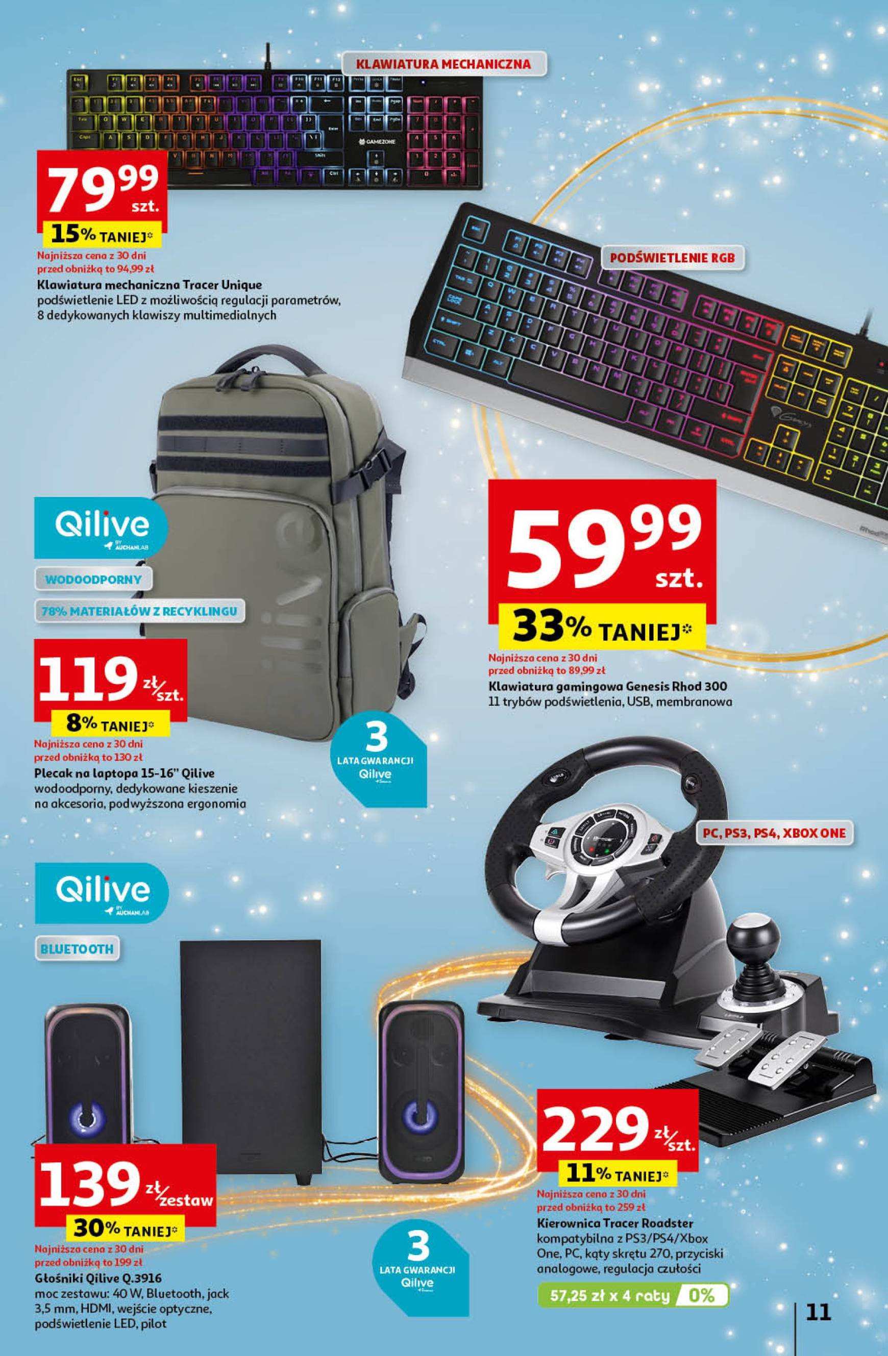 auchan - Auchan Hipermarket - Katalog Moc prezentów gazetka ważna od 28.11. - 15.12. - page: 11