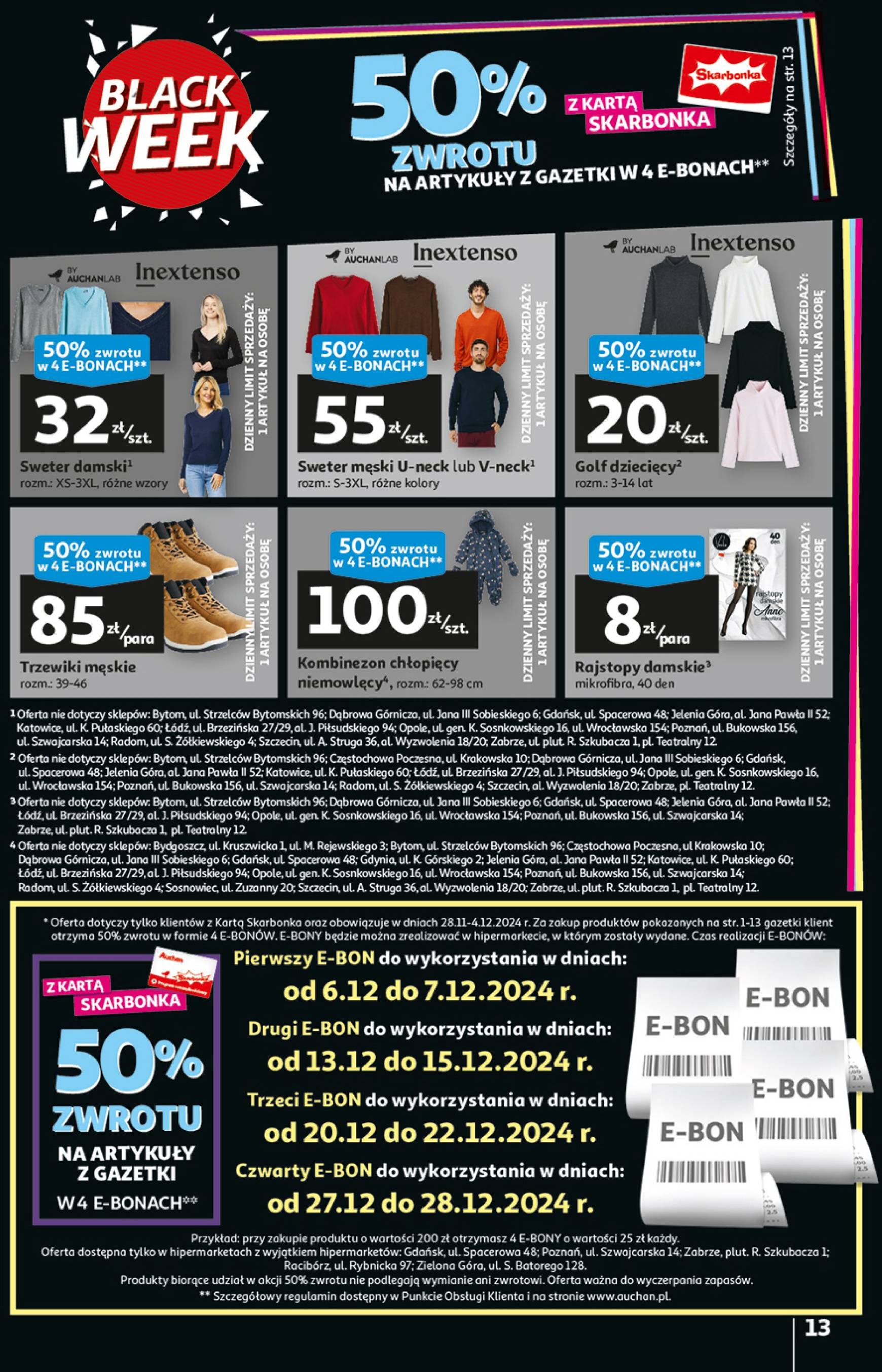 auchan - Auchan Hipermarket - Black Week gazetka ważna od 28.11. - 04.12. - page: 13