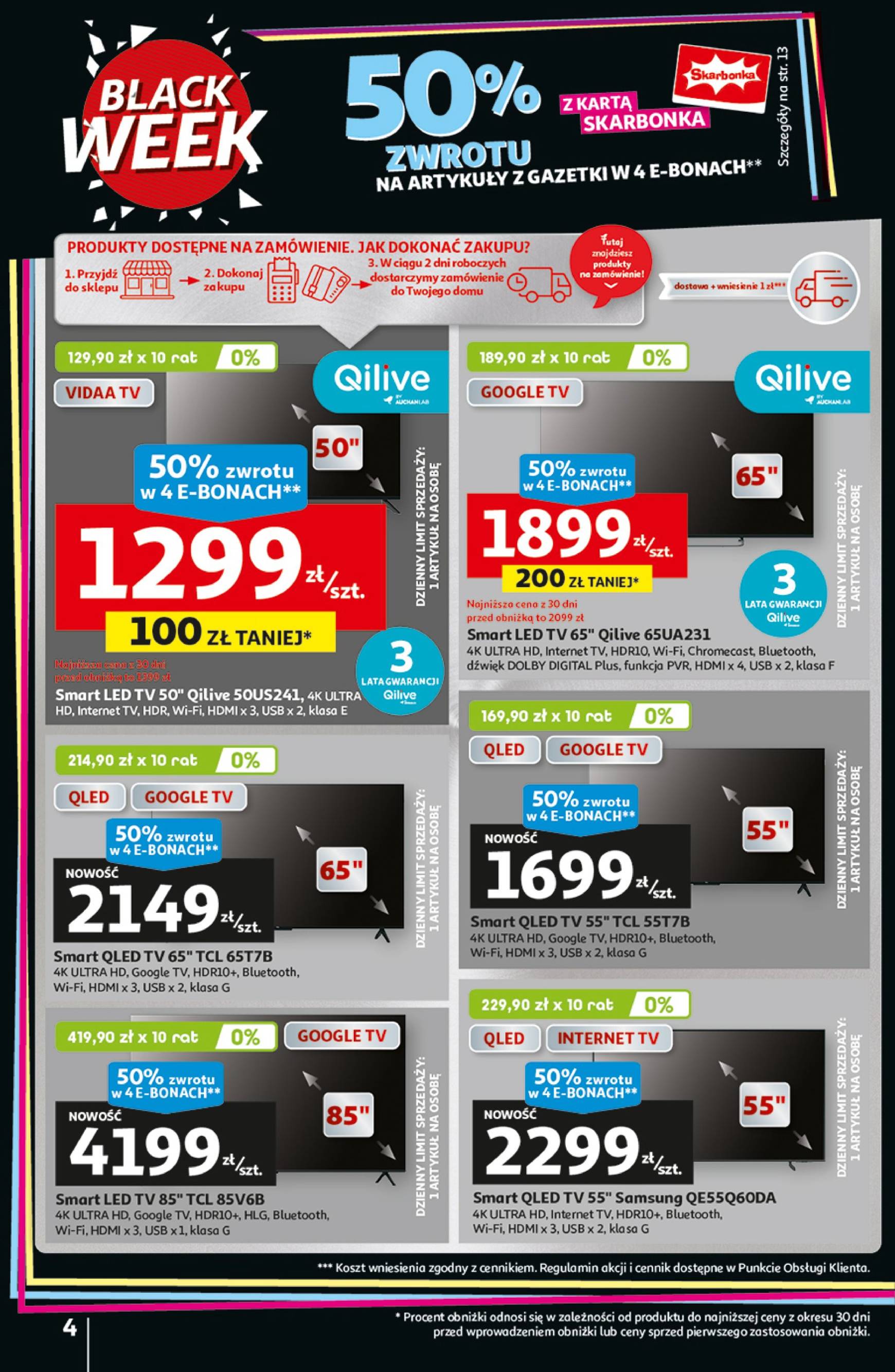 auchan - Auchan Hipermarket - Black Week gazetka ważna od 28.11. - 04.12. - page: 4