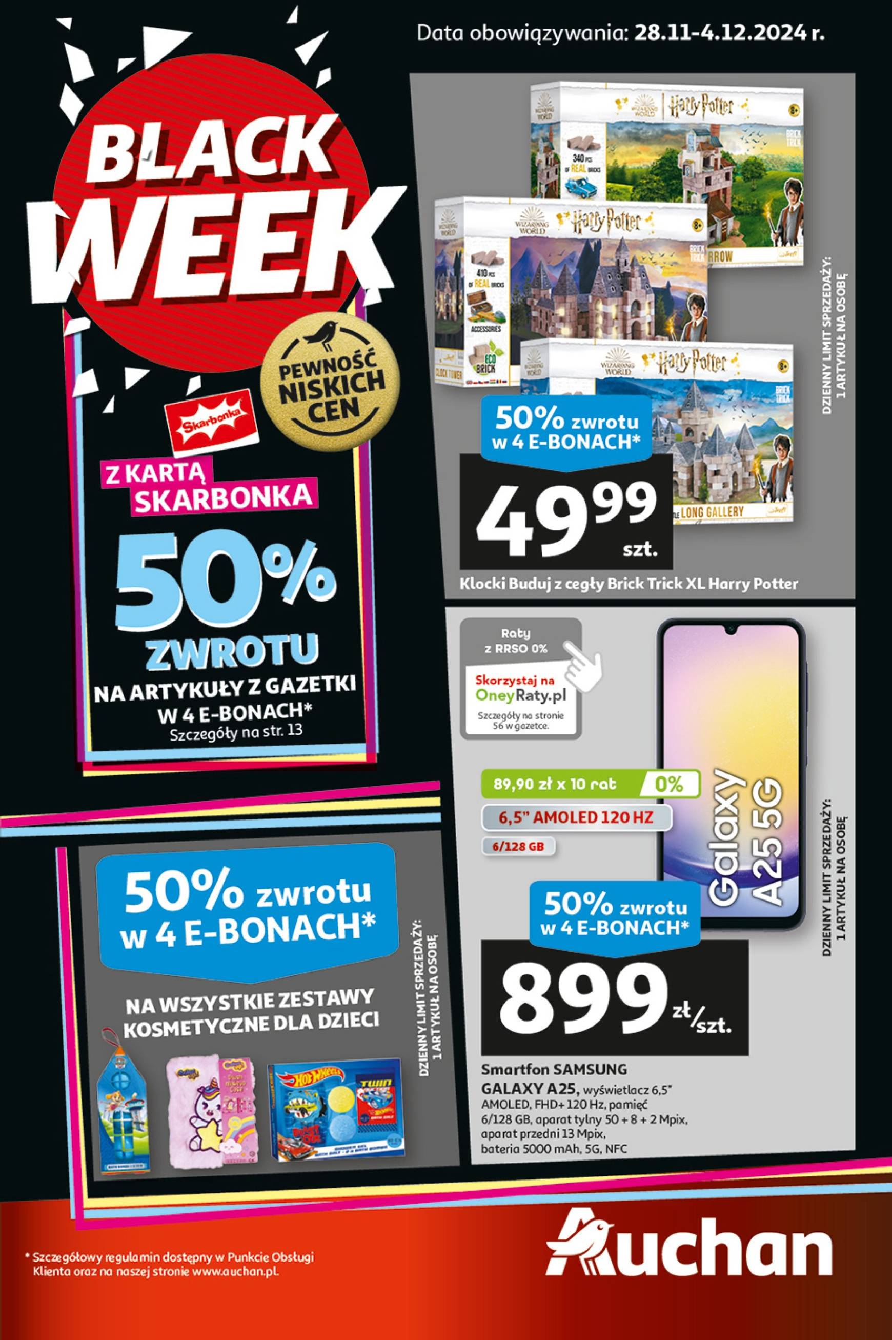 auchan - Auchan Hipermarket - Black Week gazetka ważna od 28.11. - 04.12.