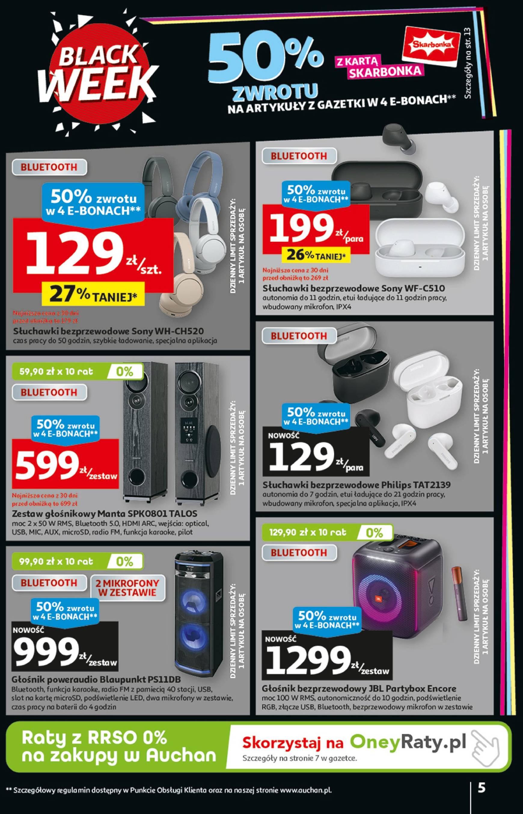 auchan - Auchan Hipermarket - Black Week gazetka ważna od 28.11. - 04.12. - page: 5