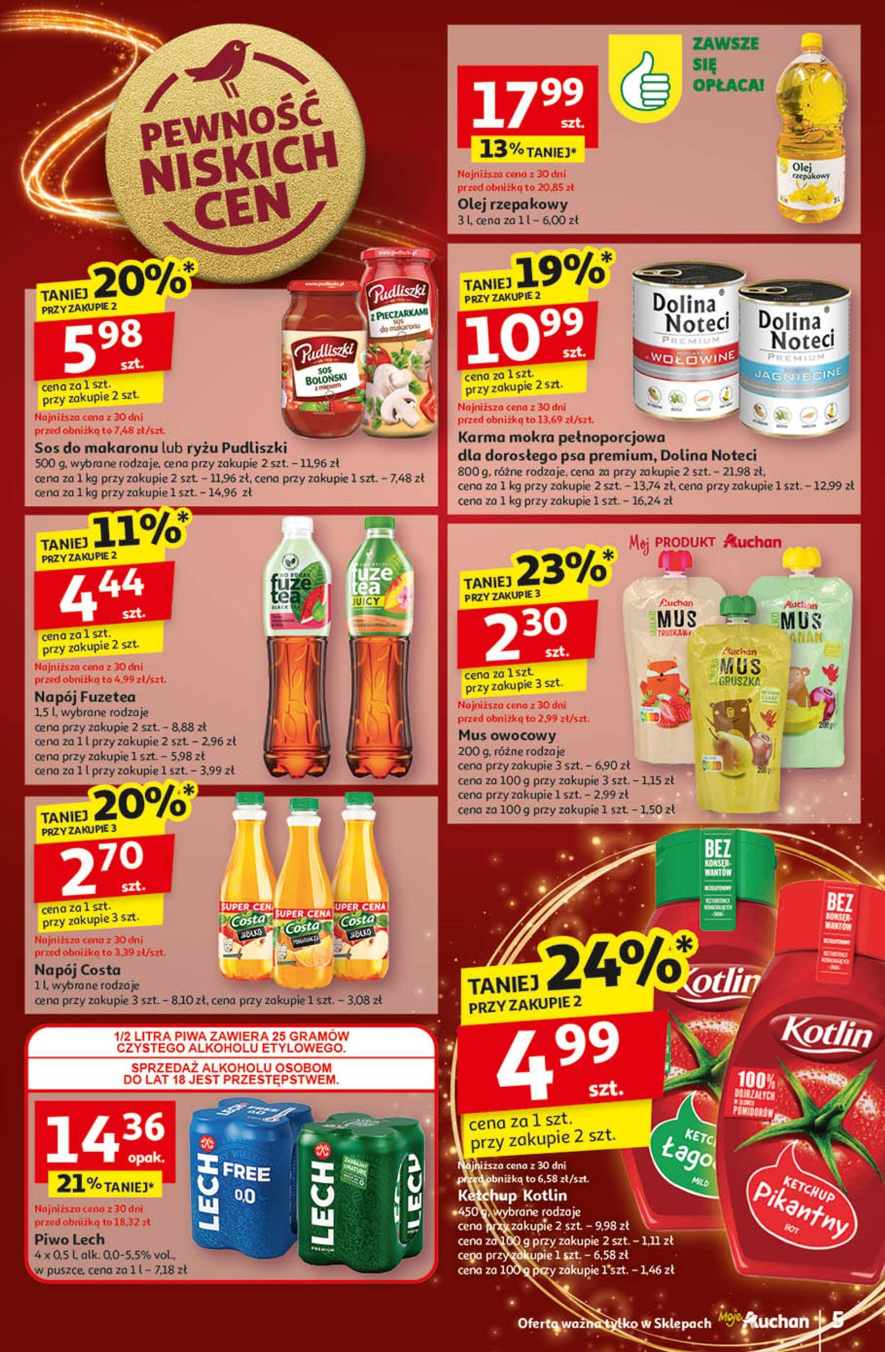 auchan - Moje Auchan gazetka ważna od 28.11. - 04.12. - page: 5