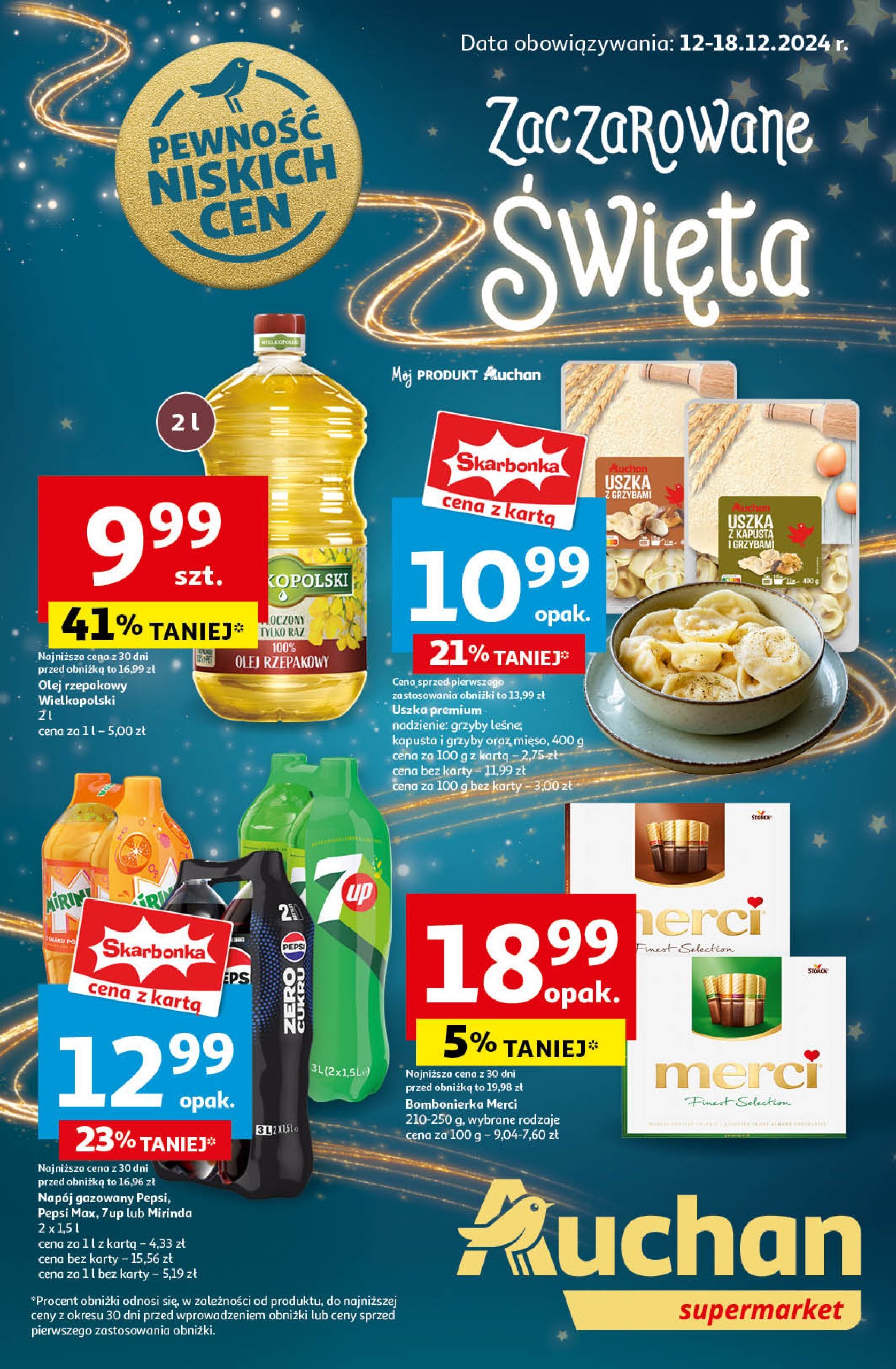 auchan - Supermarket Auchan gazetka ważna od 12.12. - 18.12.