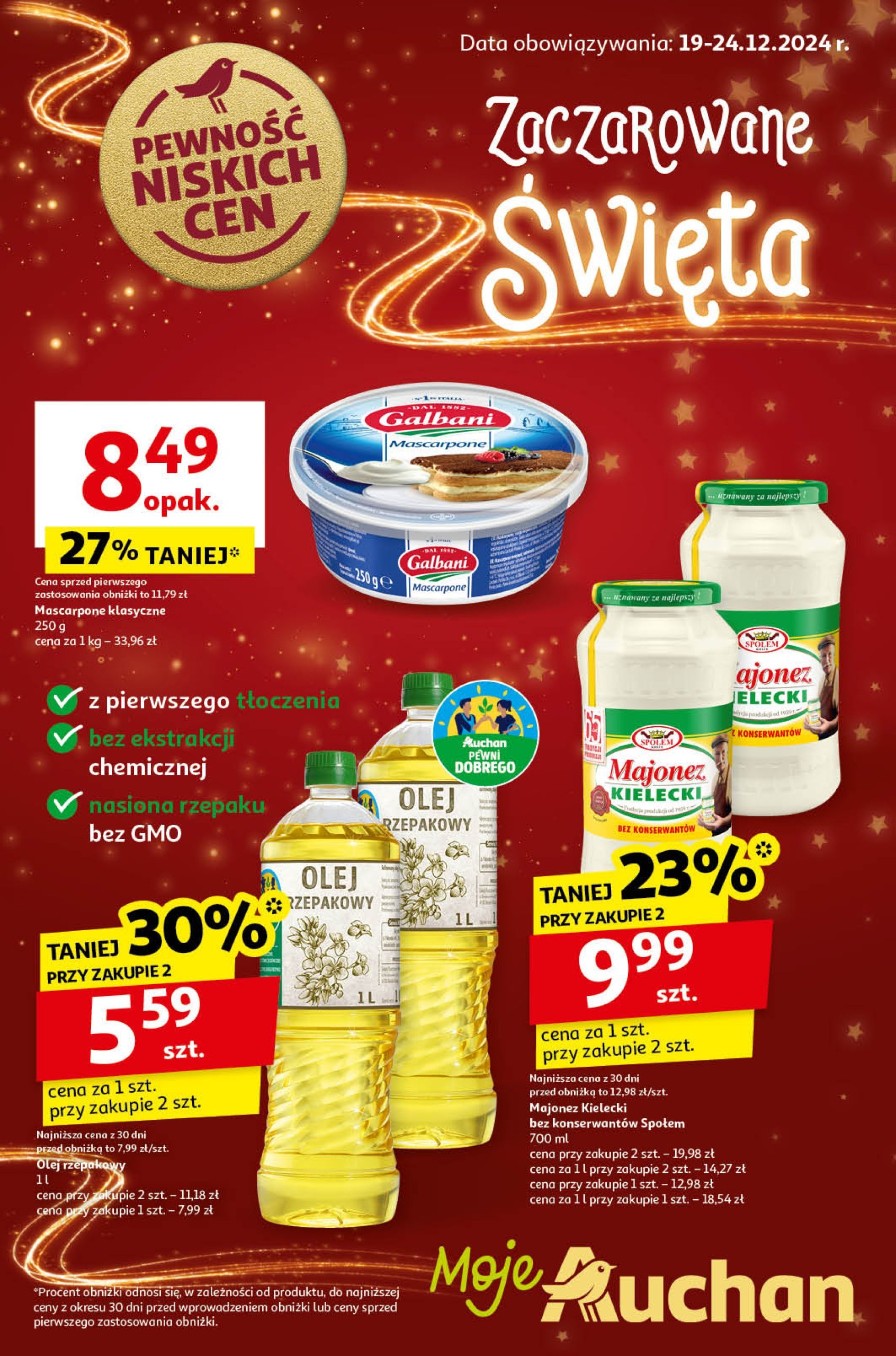 auchan - Moje Auchan gazetka ważna od 19.12. - 24.12.