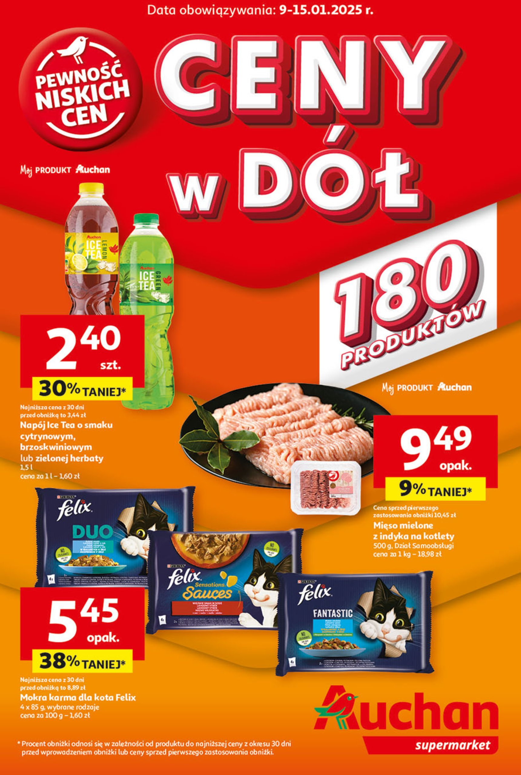 auchan - Supermarket Auchan gazetka ważna od 09.01. - 15.01.