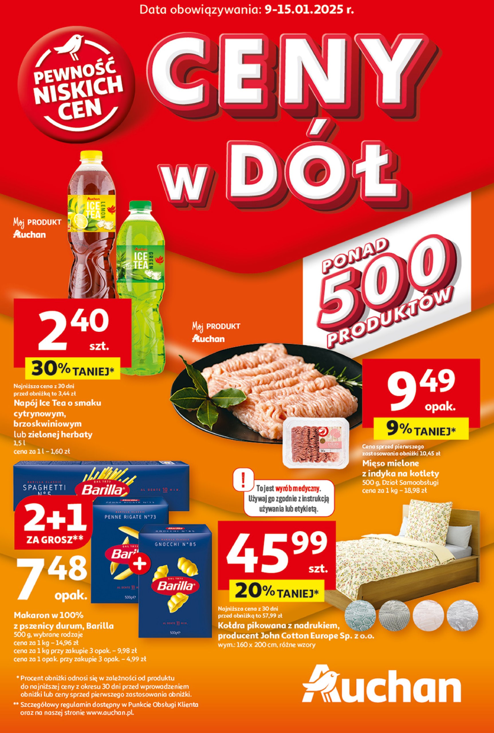 auchan - Hipermarket Auchan gazetka ważna od 09.01. - 15.01.