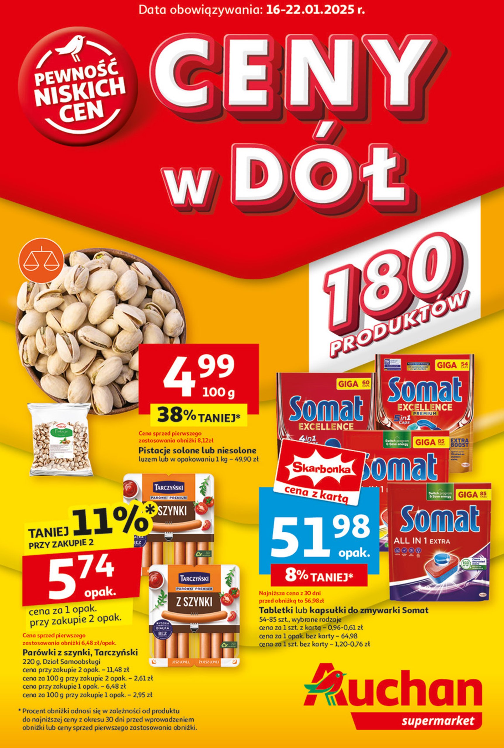 auchan - Supermarket Auchan gazetka ważna od 16.01. - 22.01.