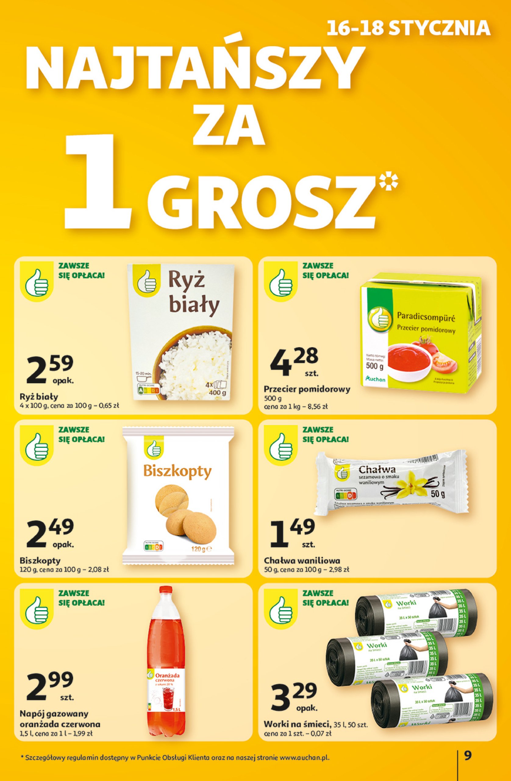 auchan - Hipermarket Auchan gazetka ważna od 16.01. - 22.01. - page: 9