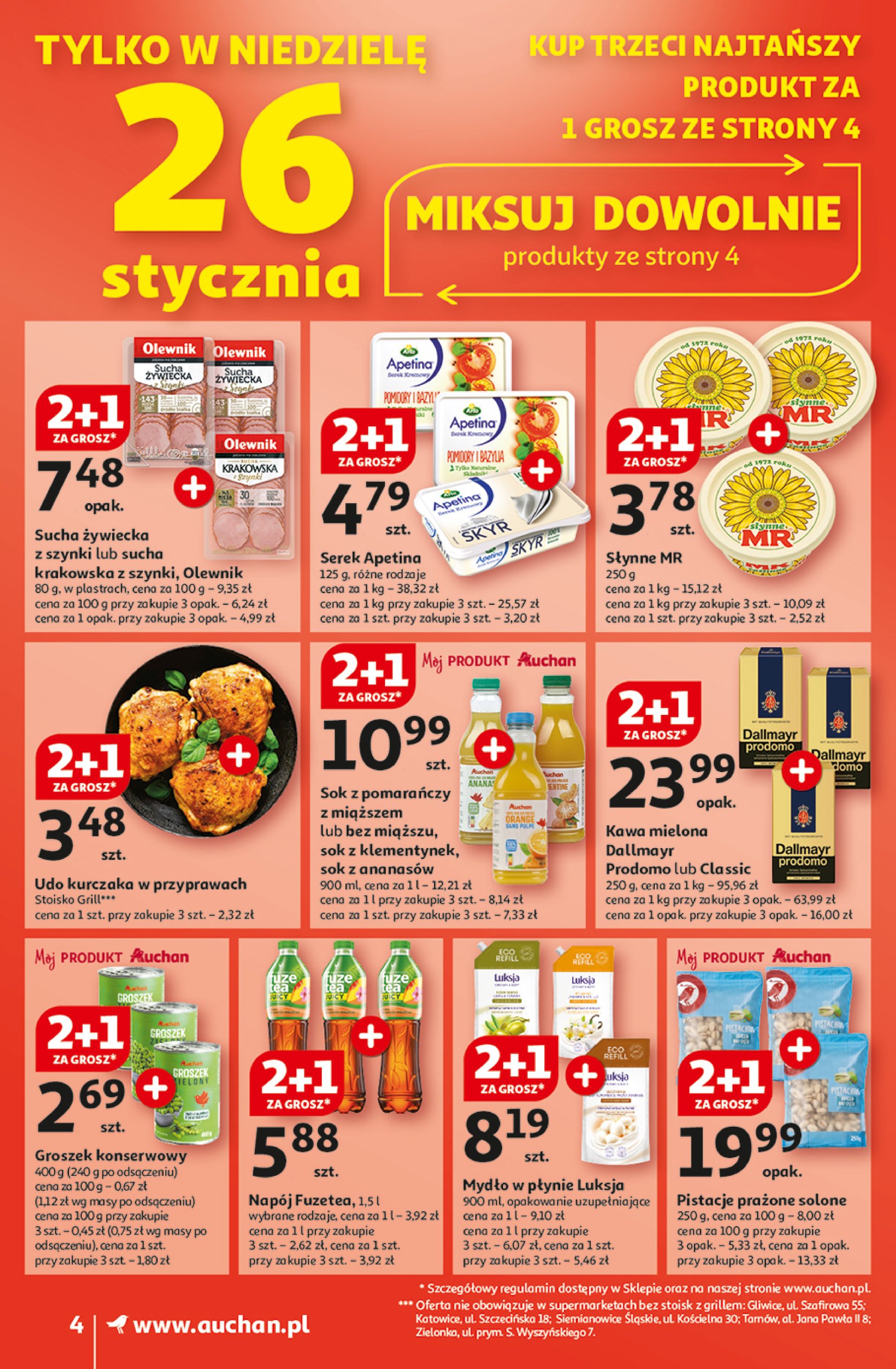 auchan - Supermarket Auchan gazetka ważna od 23.01. - 29.01. - page: 4