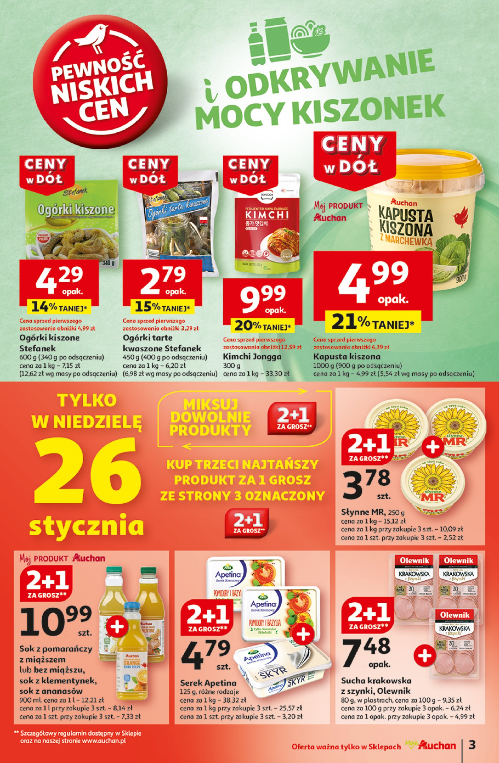 auchan - Moje Auchan gazetka ważna od 23.01. - 29.01. - page: 3