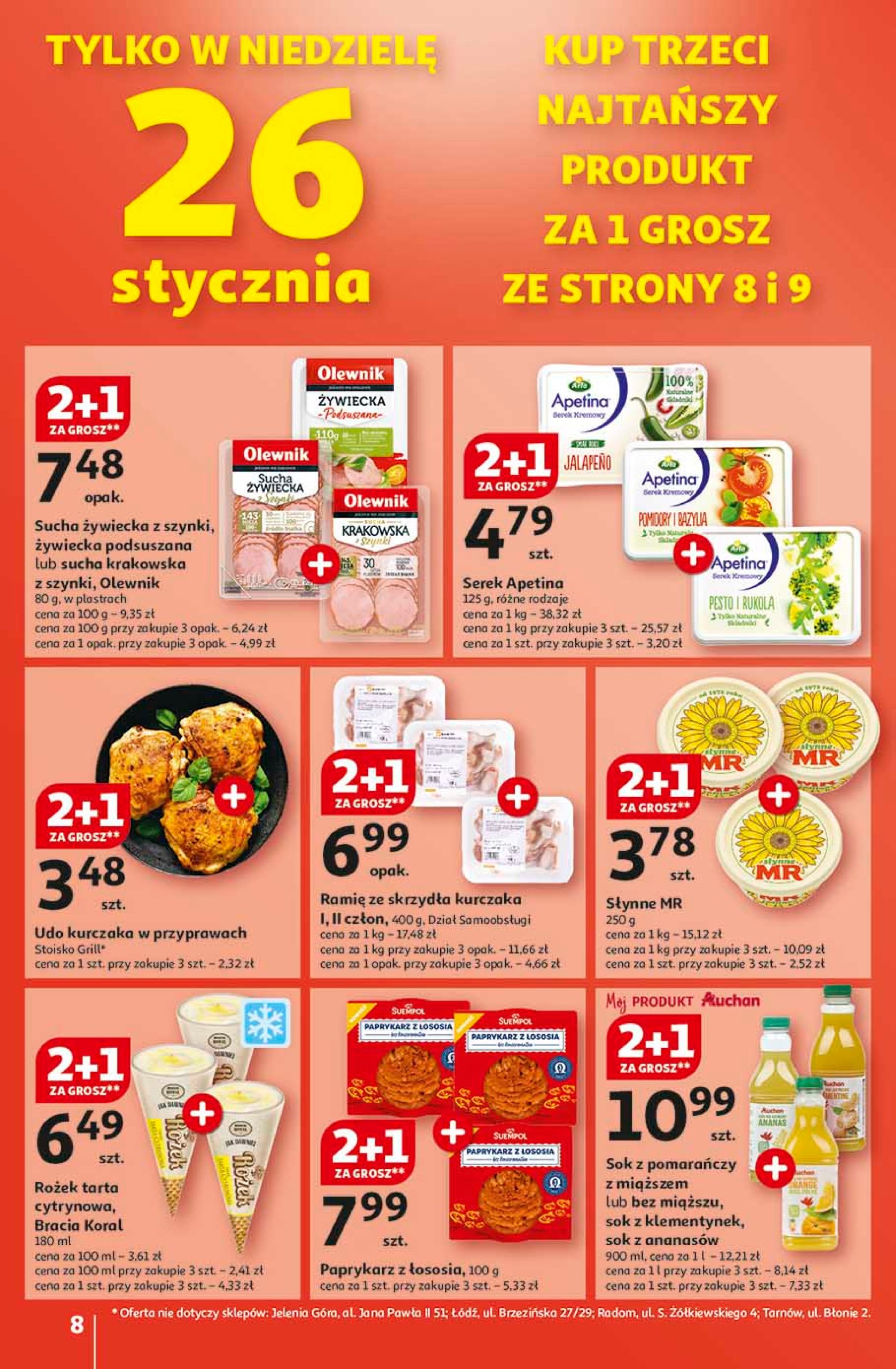 auchan - Hipermarket Auchan gazetka ważna od 23.01. - 29.01. - page: 8