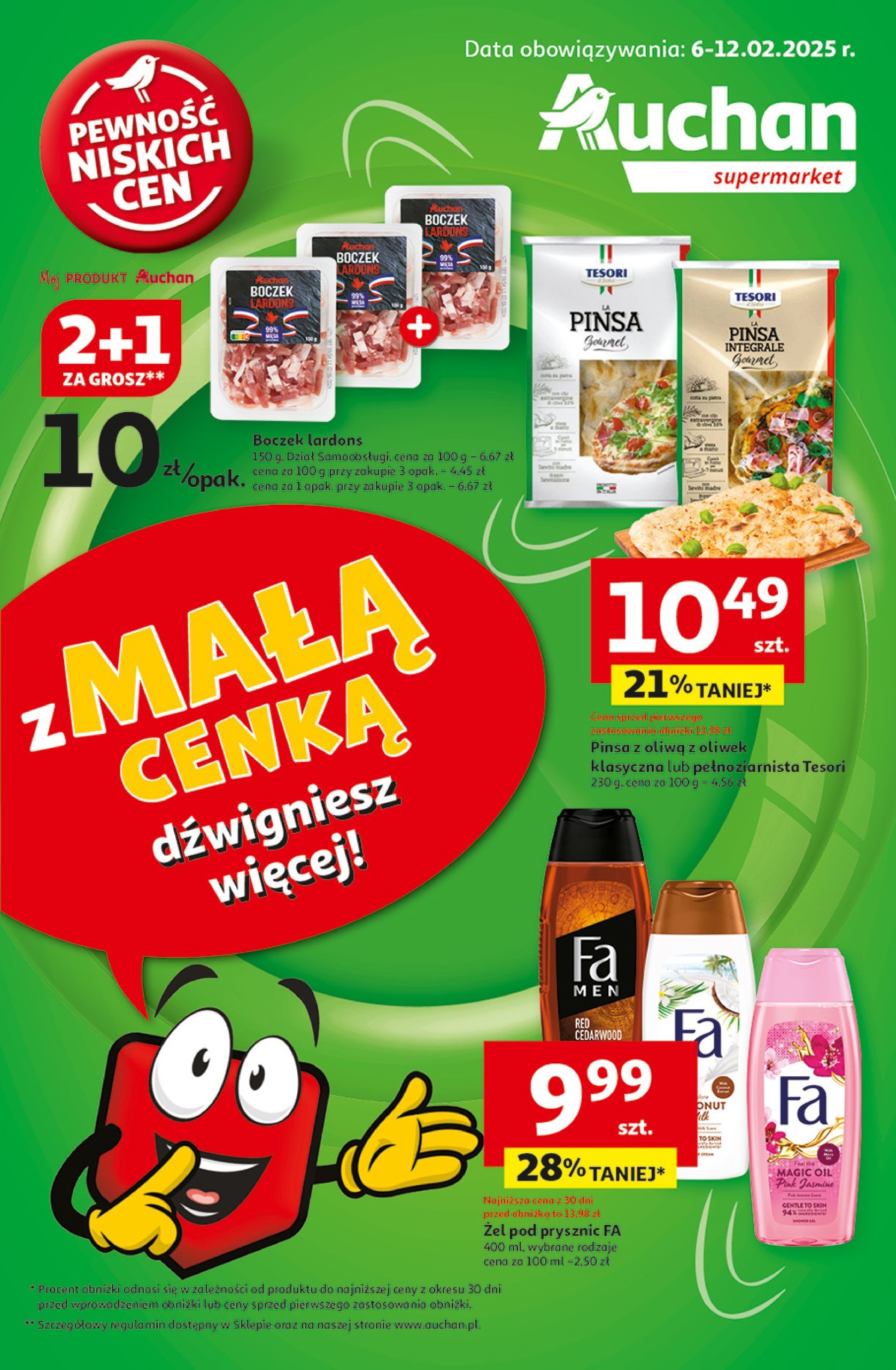 auchan - Supermarket Auchan gazetka ważna od 06.02. - 12.02.