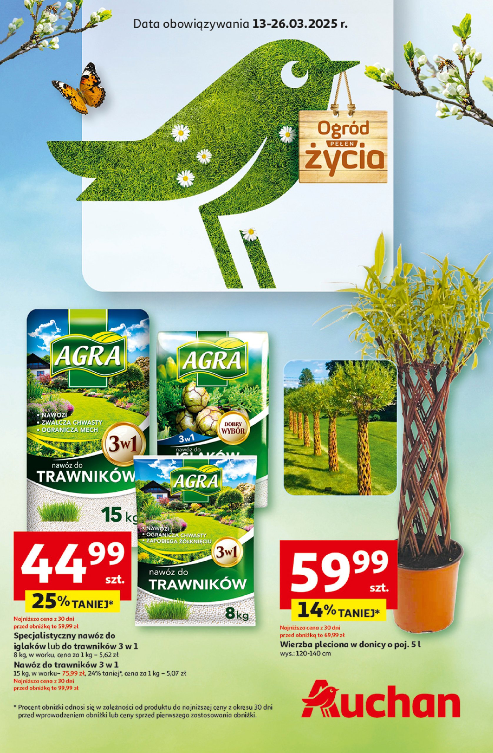 auchan - Hipermarket Auchan - Ogród pełen życia gazetka ważna od 13.03. - 26.03.