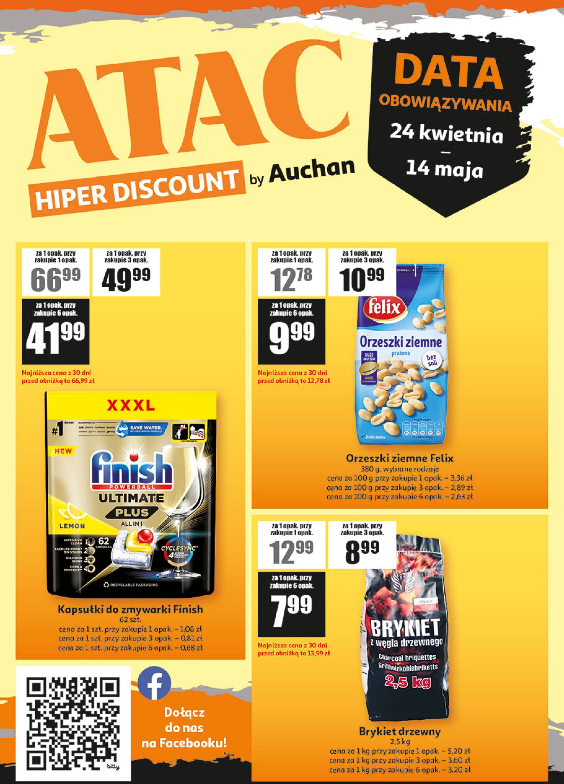 auchan - Auchan - ATAC Hiper Discount gazetka ważna od 24.04. - 14.05.