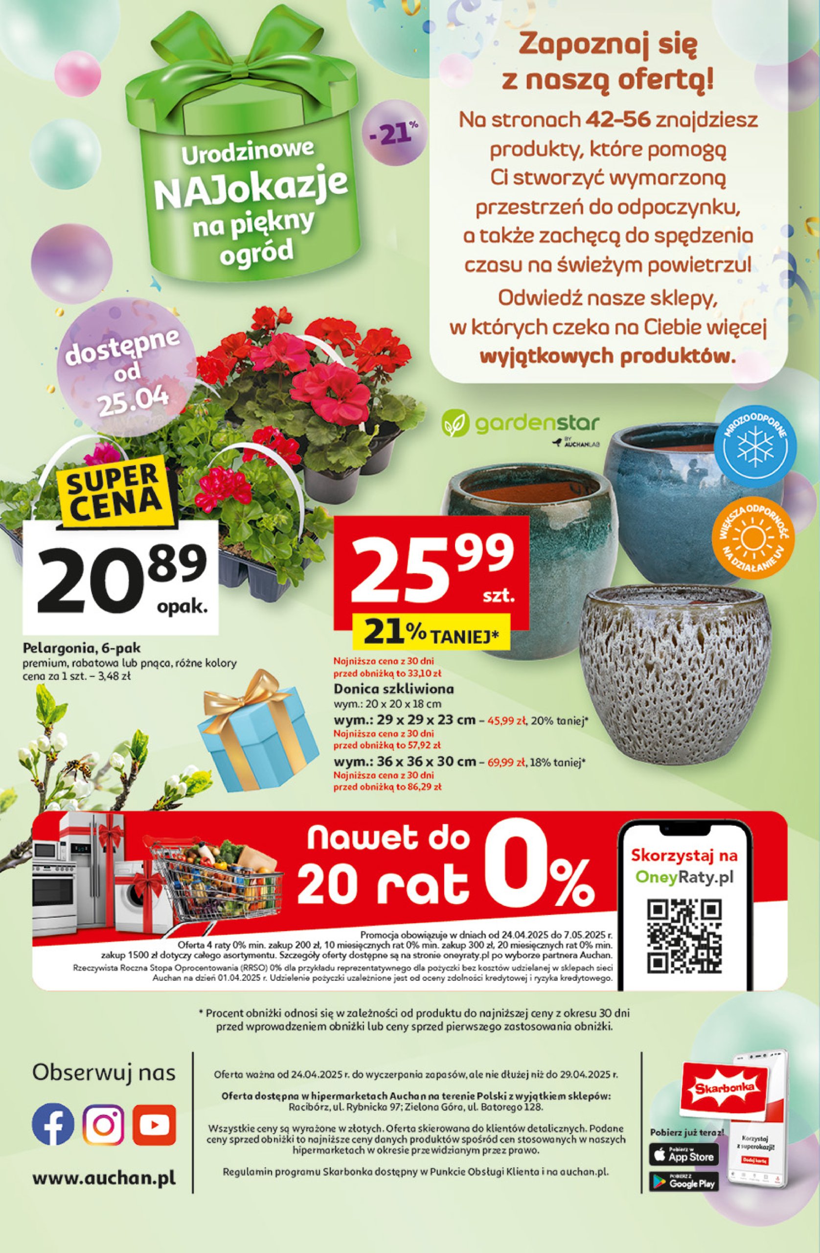 auchan - Hipermarket Auchan gazetka ważna od 24.04. - 29.04. - page: 60 auchan - Hipermarket Auchan gazetka ważna od 24.04. - 29.04. - page: 60