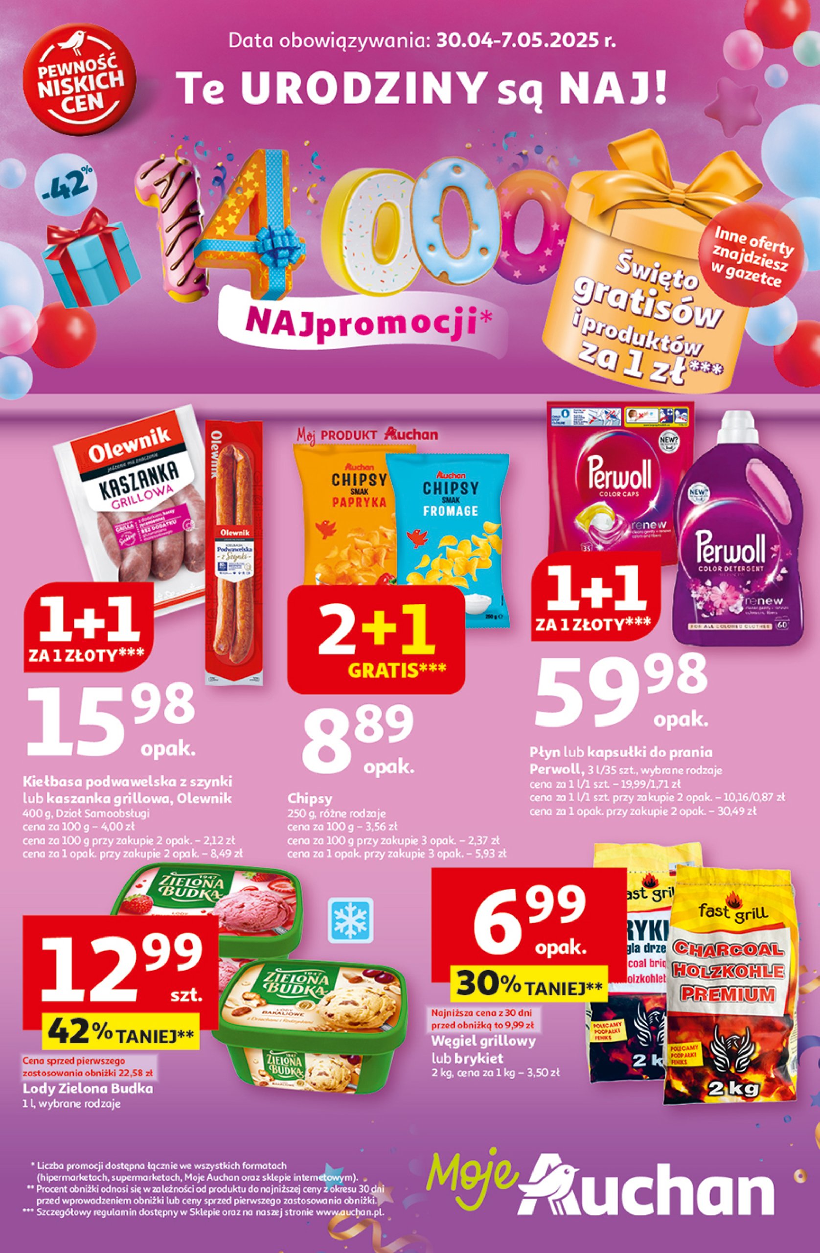 auchan - Moje Auchan gazetka ważna od 30.04. - 07.05.