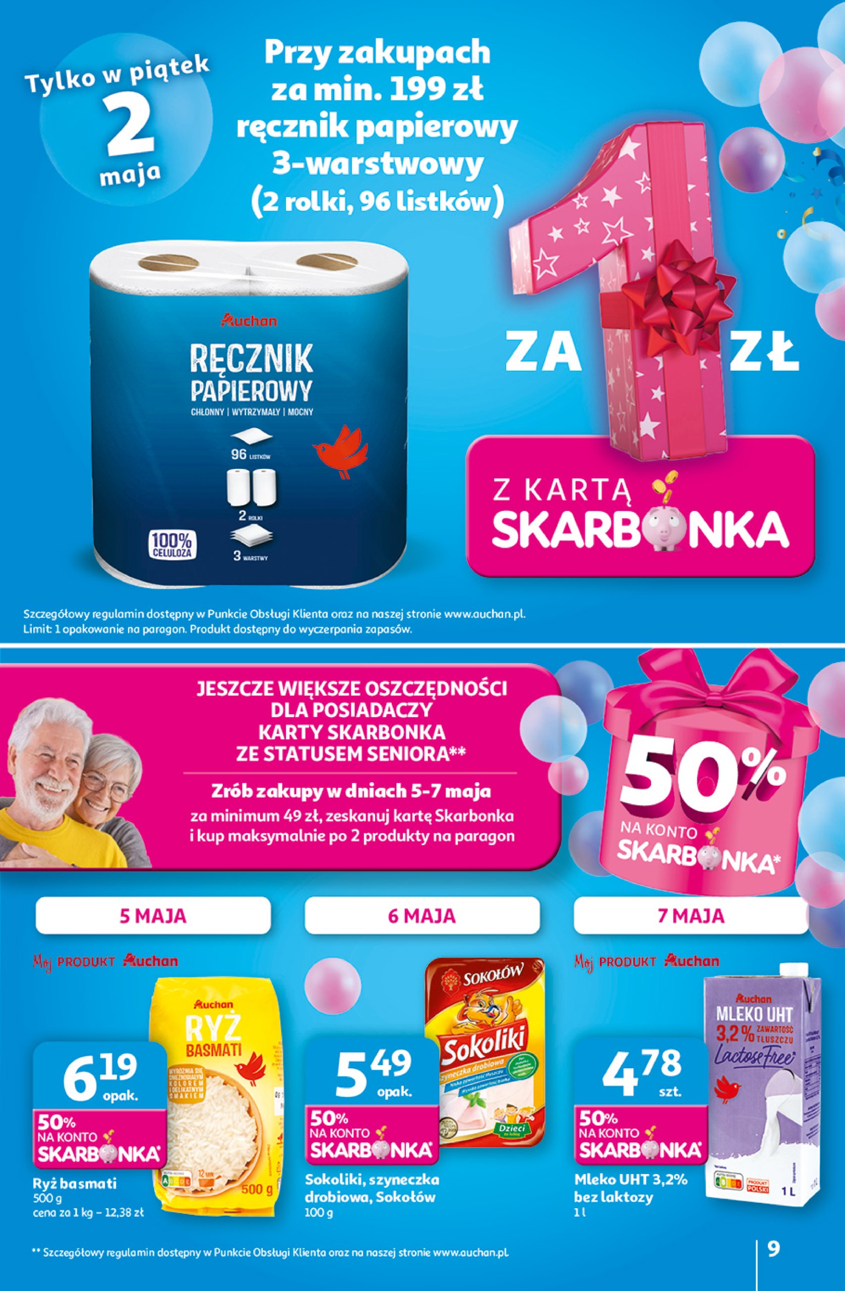 auchan - Hipermarket Auchan gazetka ważna od 30.04. - 07.05. - page: 9 auchan - Hipermarket Auchan gazetka ważna od 30.04. - 07.05. - page: 9