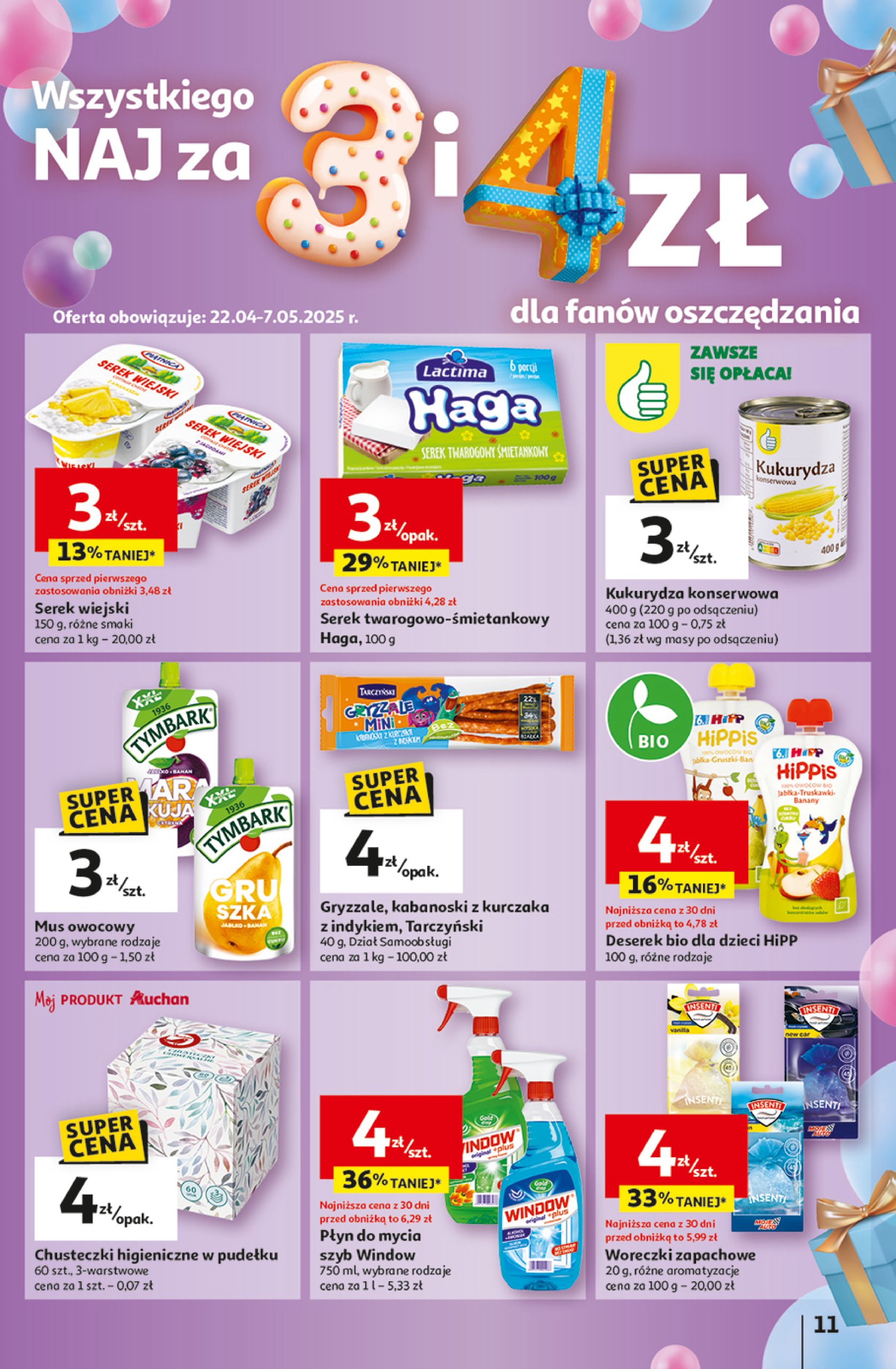 auchan - Hipermarket Auchan gazetka ważna od 30.04. - 07.05. - page: 15 auchan - Hipermarket Auchan gazetka ważna od 30.04. - 07.05. - page: 15