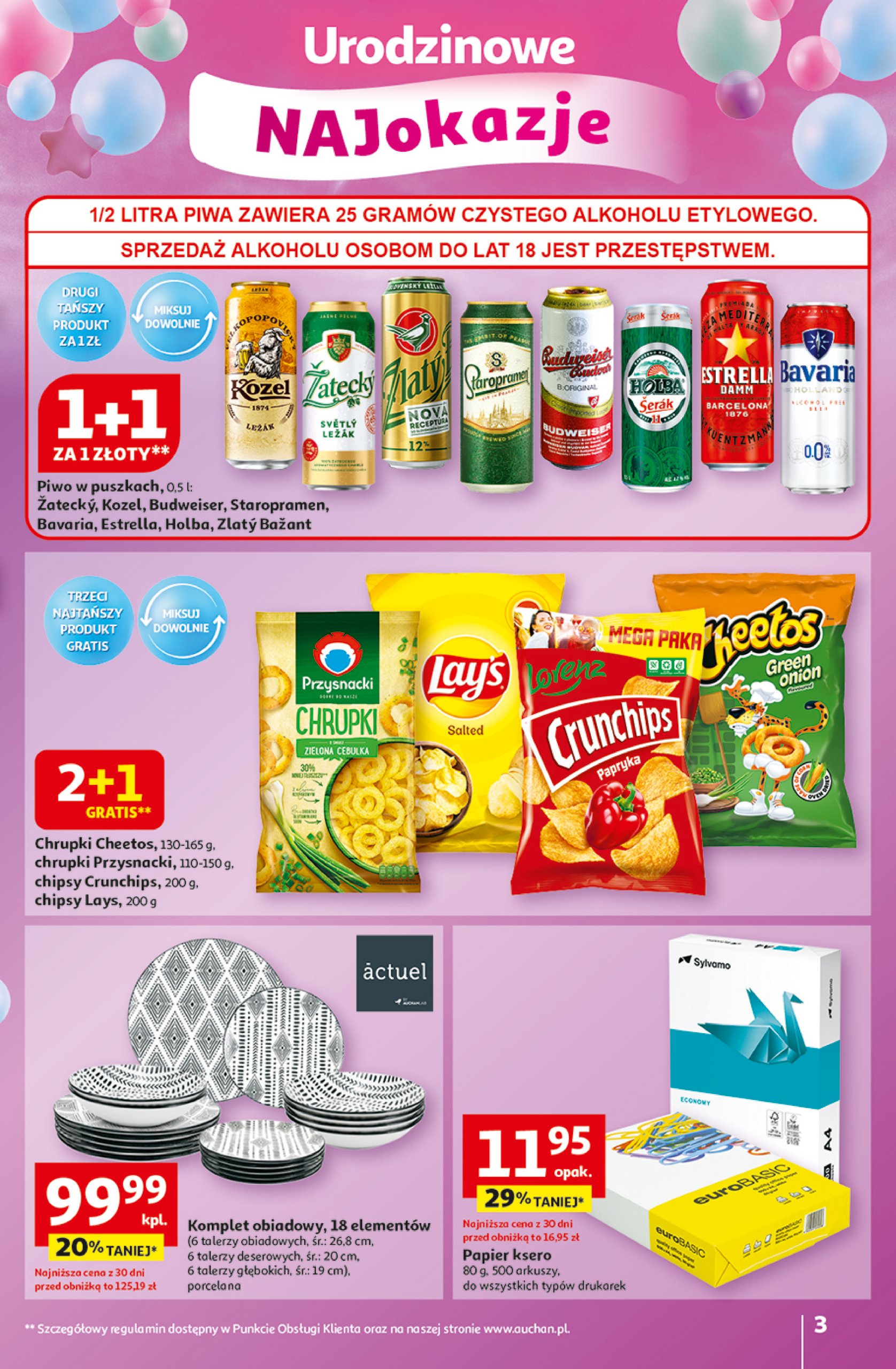auchan - Hipermarket Auchan gazetka ważna od 30.04. - 07.05. - page: 3 auchan - Hipermarket Auchan gazetka ważna od 30.04. - 07.05. - page: 3