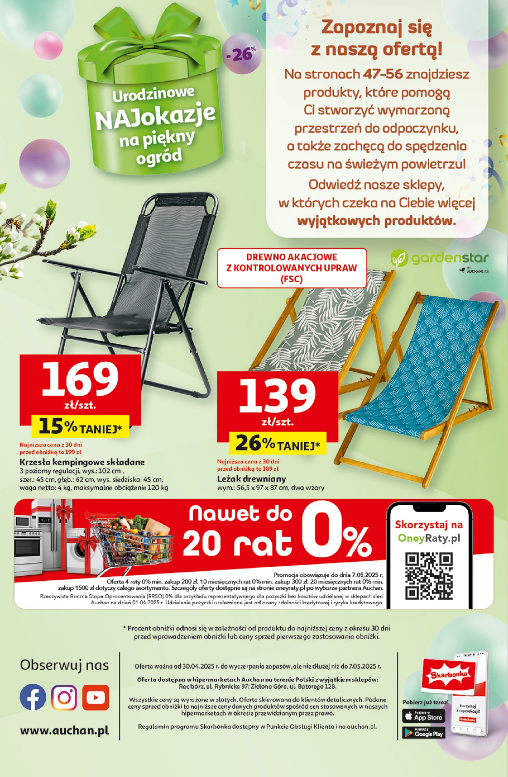 auchan - Hipermarket Auchan gazetka ważna od 30.04. - 07.05. - page: 60 auchan - Hipermarket Auchan gazetka ważna od 30.04. - 07.05. - page: 60