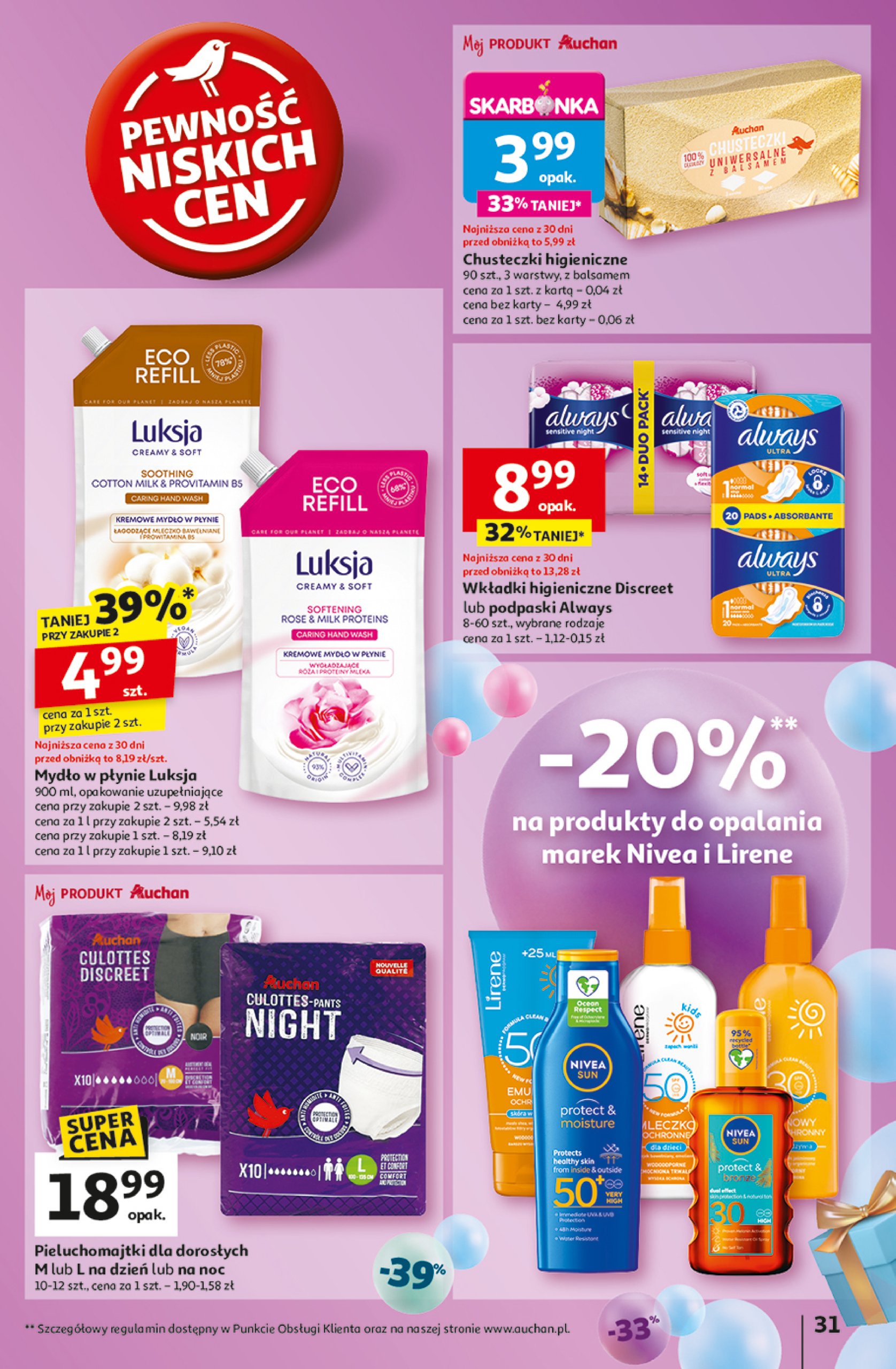 auchan - Hipermarket Auchan gazetka ważna od 30.04. - 07.05. - page: 35 auchan - Hipermarket Auchan gazetka ważna od 30.04. - 07.05. - page: 35
