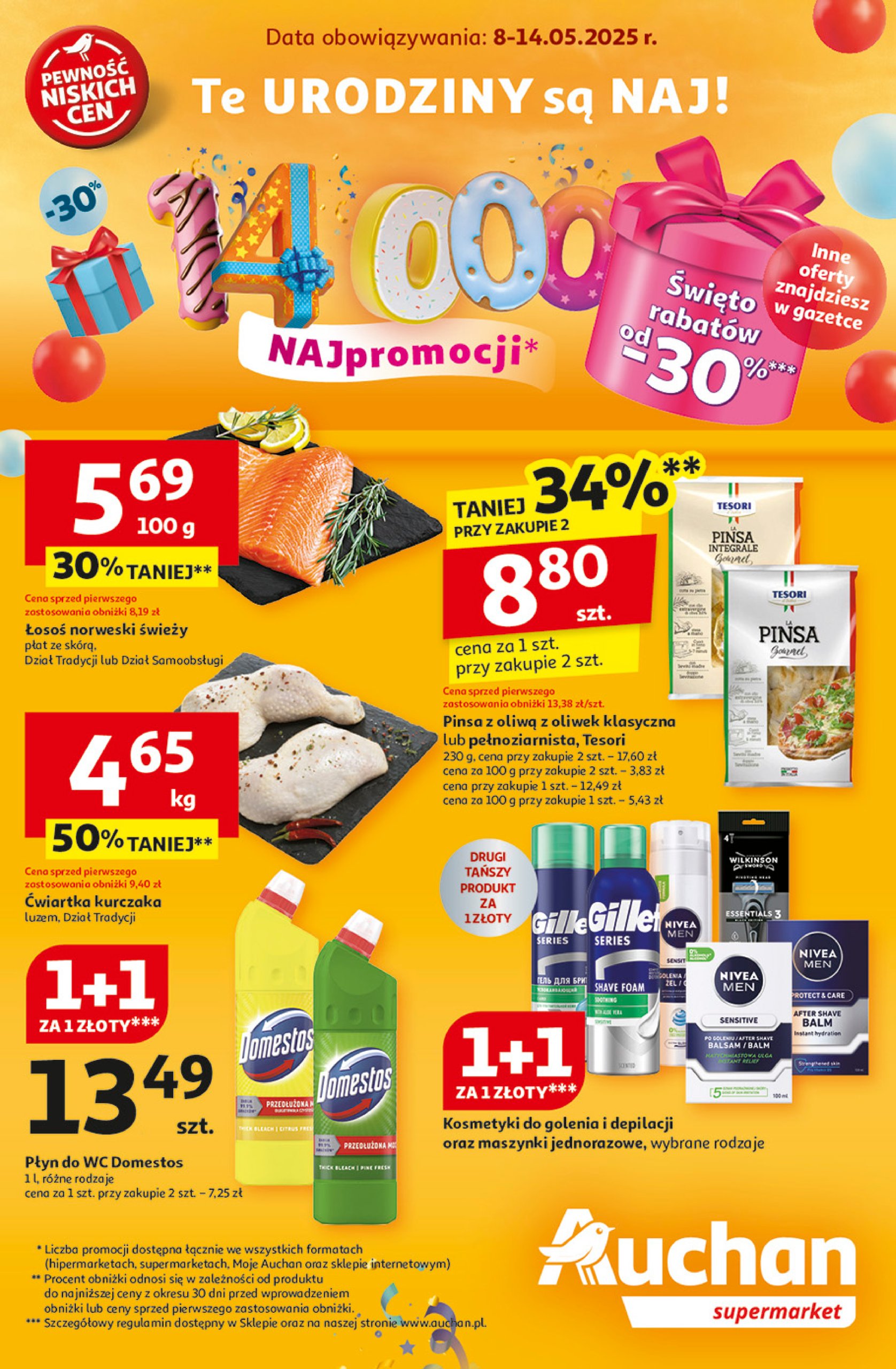 auchan - Supermarket Auchan gazetka ważna od 08.05. - 14.05.