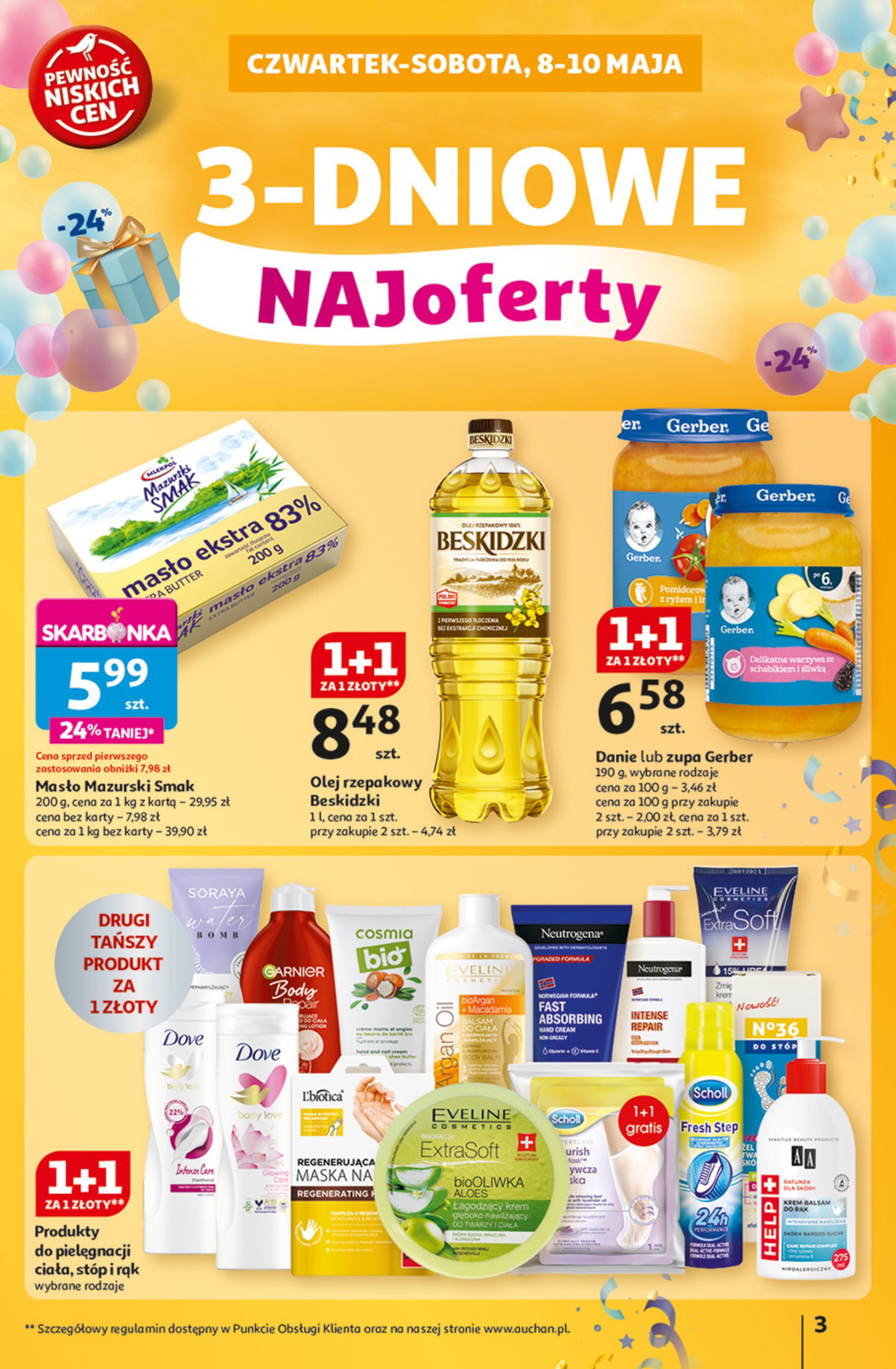 auchan - Hipermarket Auchan gazetka ważna od 08.05. - 14.05. - page: 3 auchan - Hipermarket Auchan gazetka ważna od 08.05. - 14.05. - page: 3