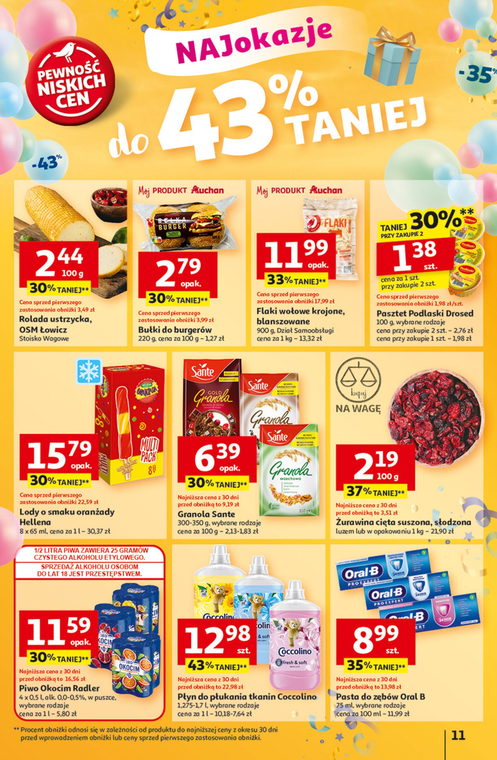 auchan - Hipermarket Auchan gazetka ważna od 08.05. - 14.05. - page: 11 auchan - Hipermarket Auchan gazetka ważna od 08.05. - 14.05. - page: 11