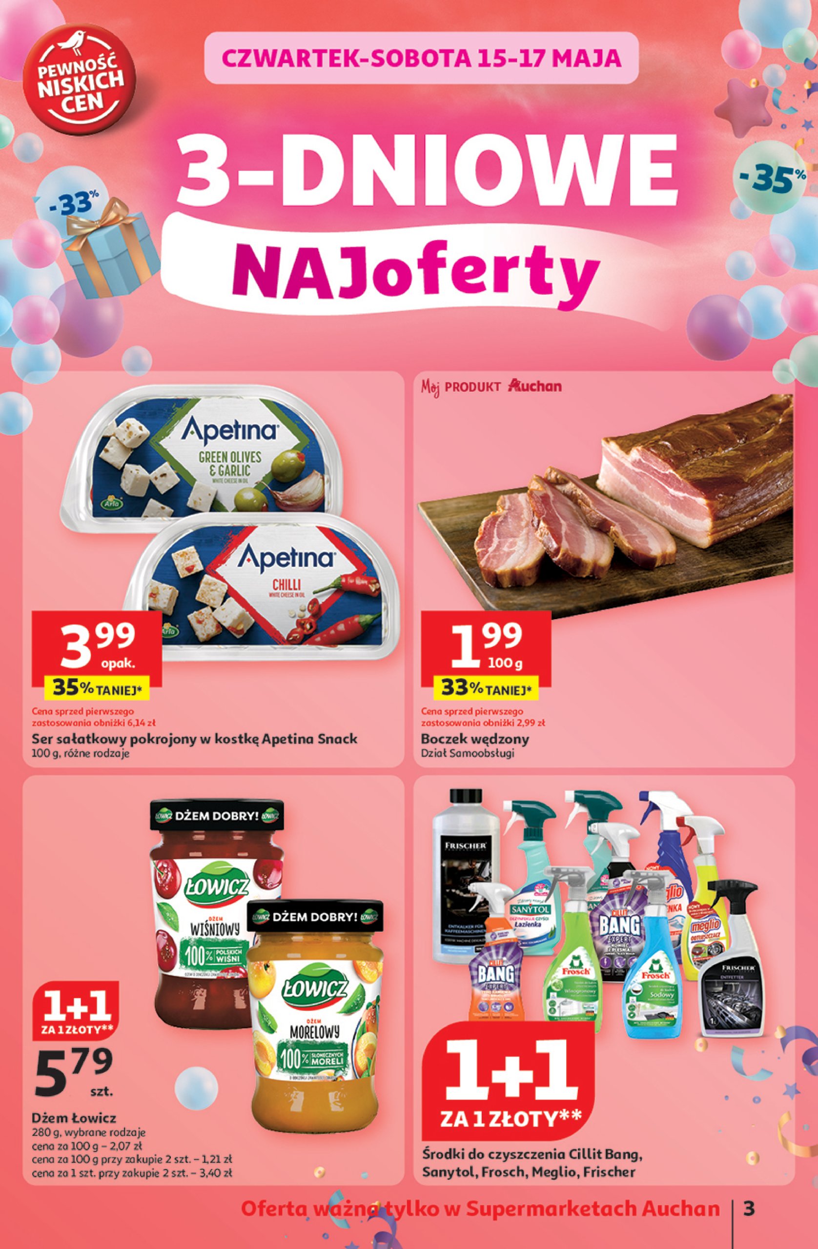 auchan - Supermarket Auchan gazetka ważna od 15.05. - 21.05. - page: 3