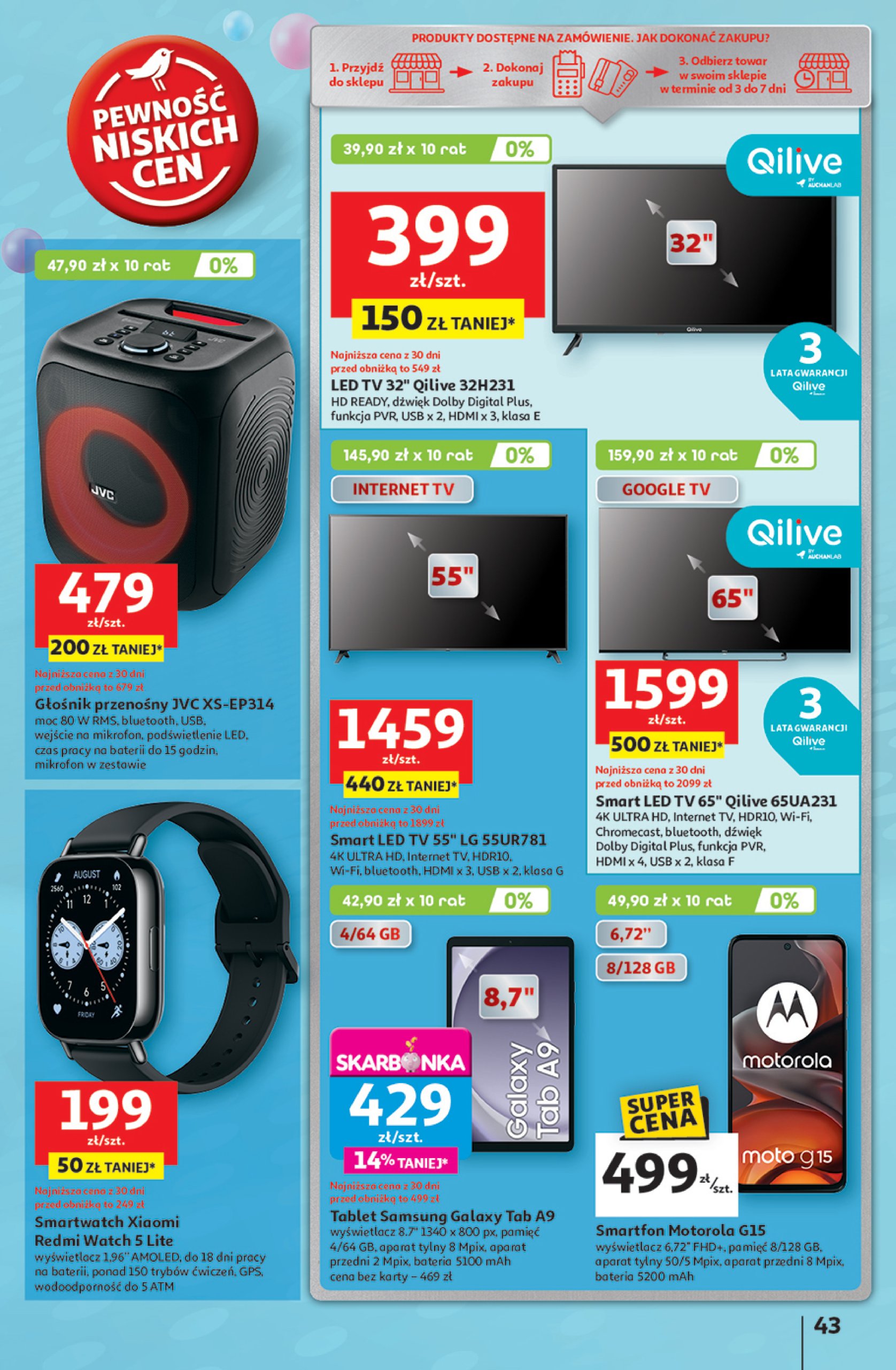 auchan - Hipermarket Auchan gazetka ważna od 15.05. - 21.05. - page: 47 auchan - Hipermarket Auchan gazetka ważna od 15.05. - 21.05. - page: 47