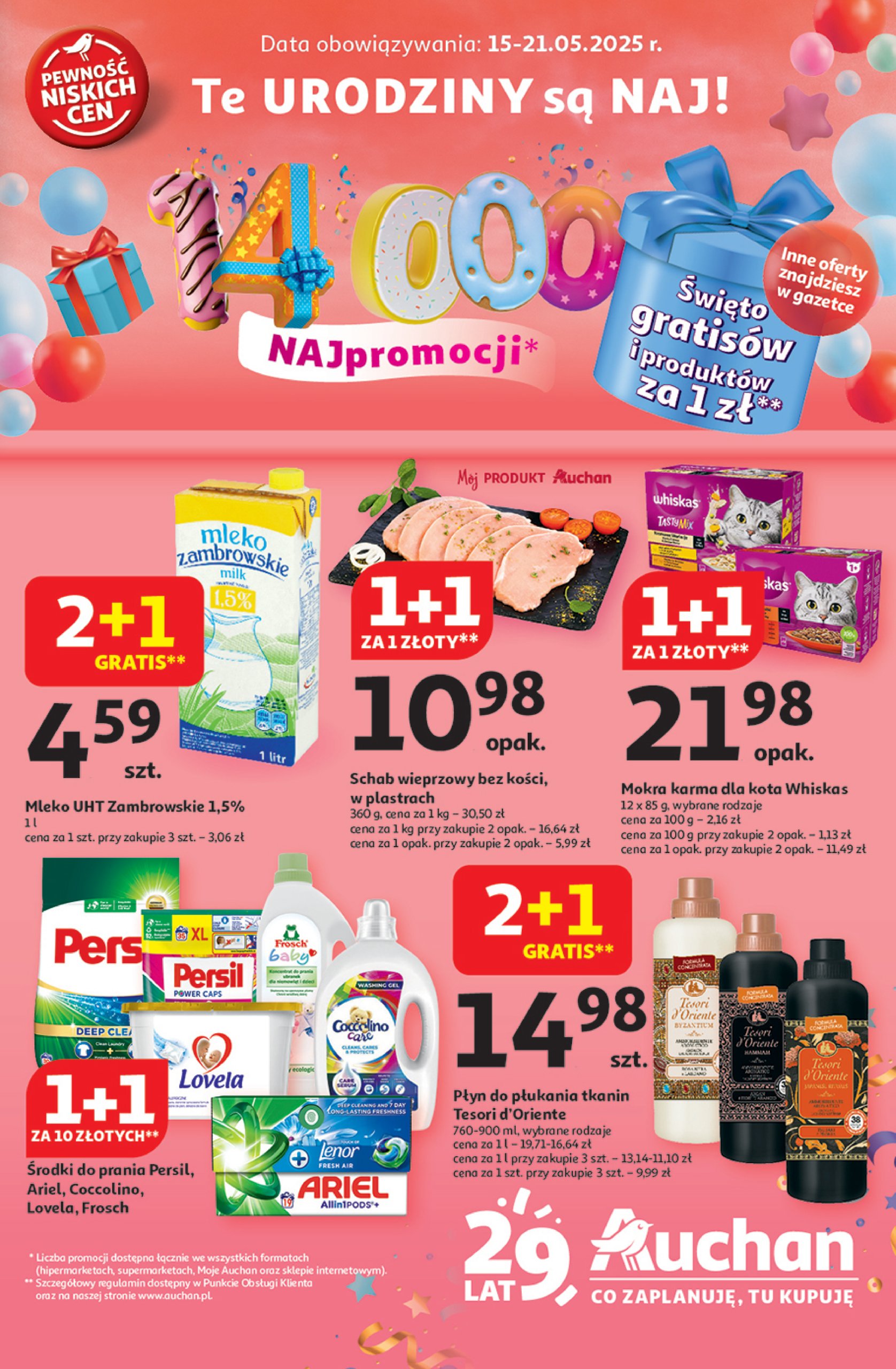 auchan - Hipermarket Auchan gazetka ważna od 15.05. - 21.05.