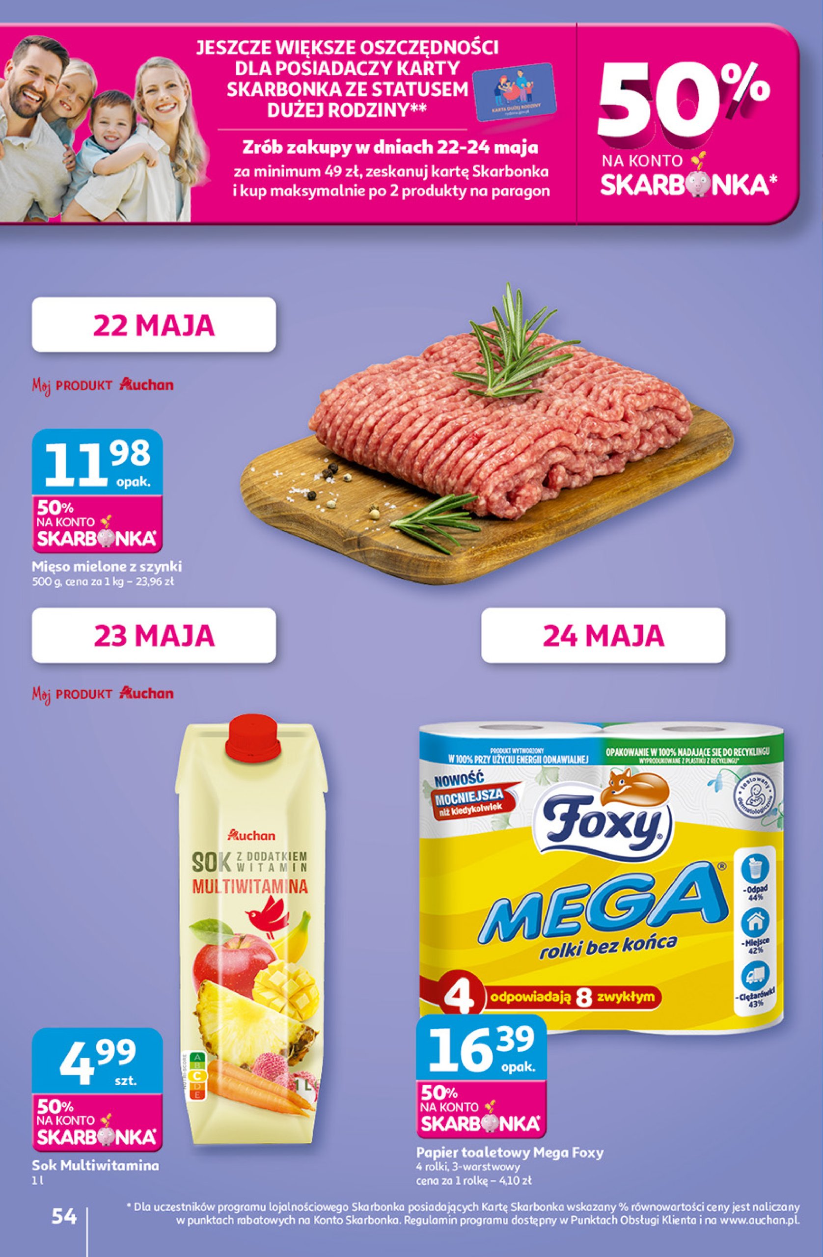 auchan - Hipermarket Auchan gazetka ważna od 22.05. - 28.05. - page: 56 auchan - Hipermarket Auchan gazetka ważna od 22.05. - 28.05. - page: 56