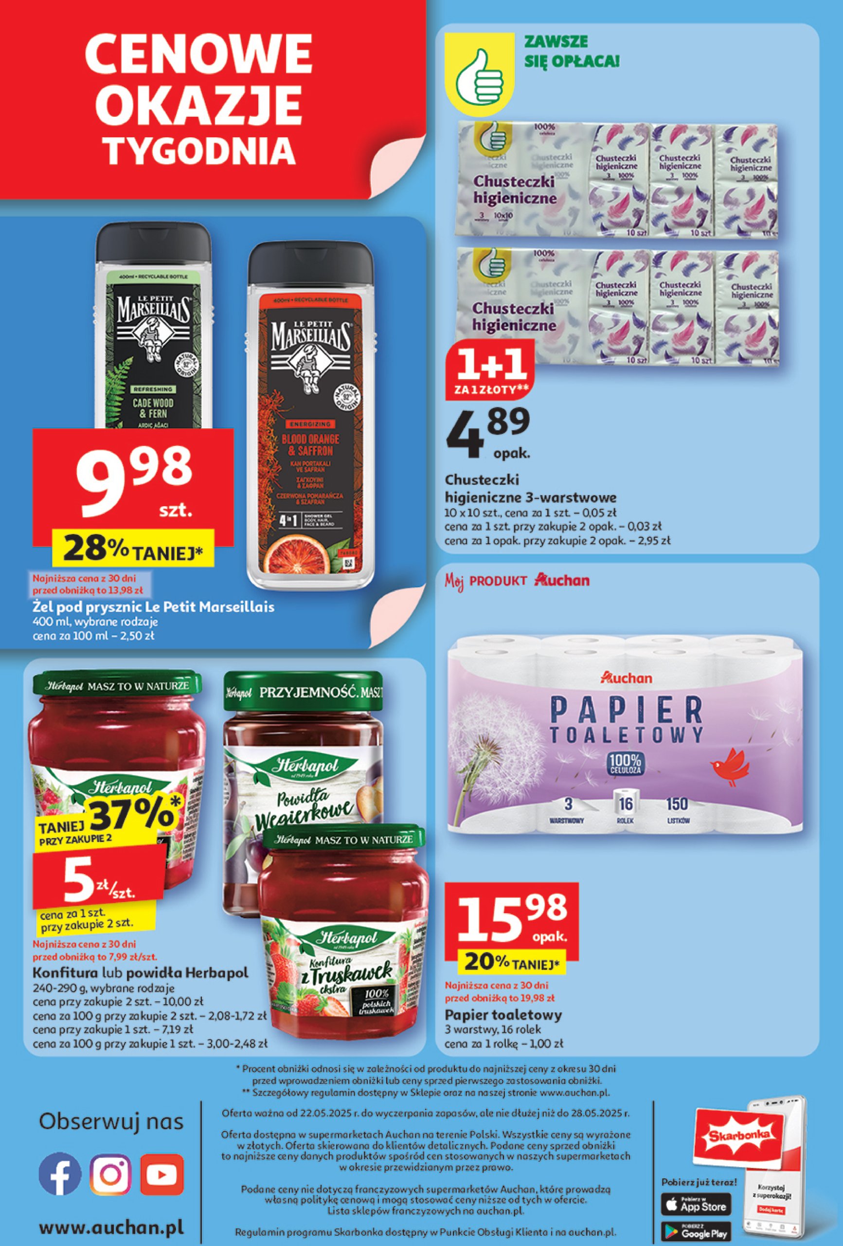 auchan - Supermarket Auchan gazetka ważna od 22.05. - 28.05. - page: 14