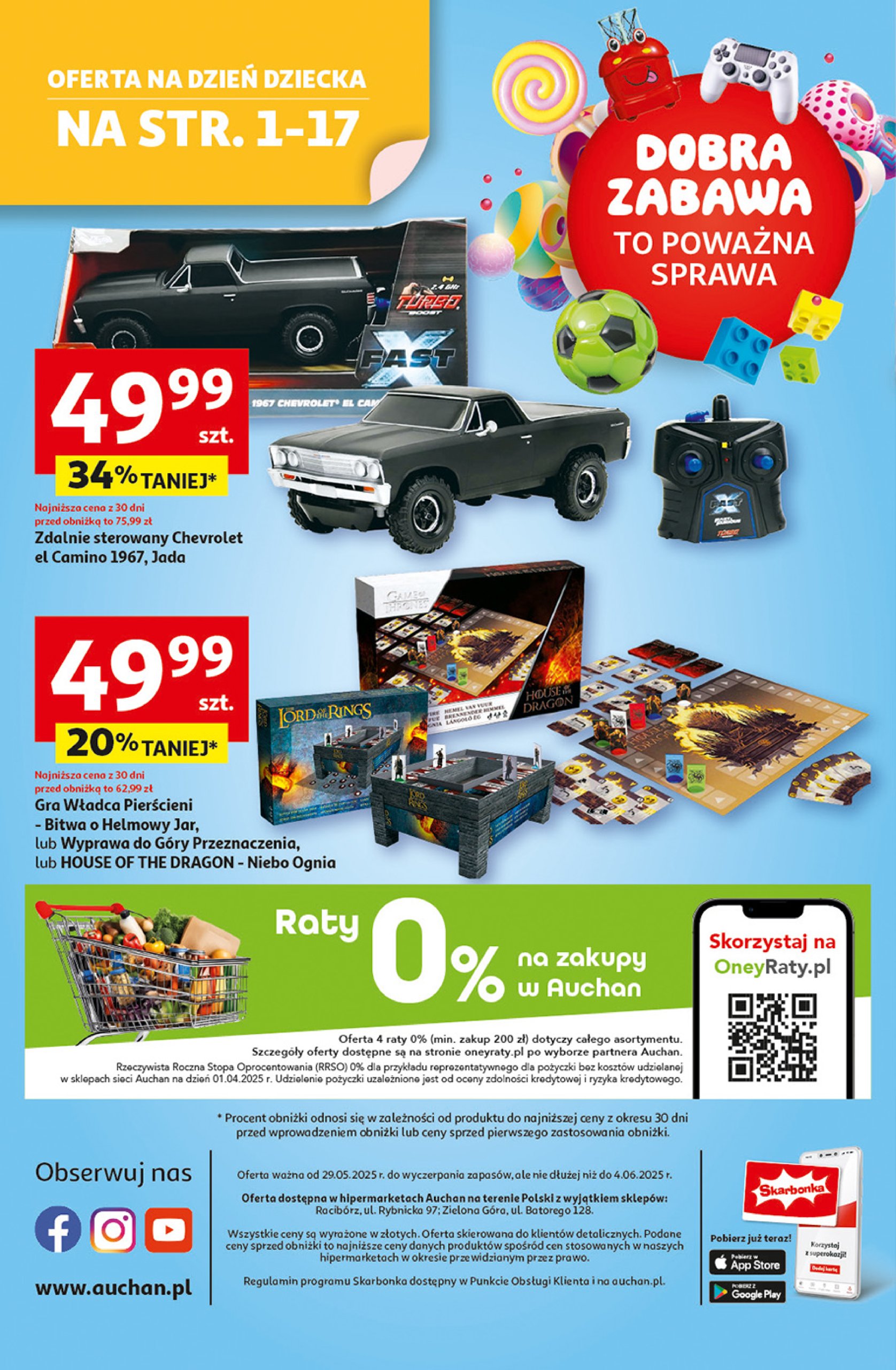 auchan - Hipermarket Auchan gazetka ważna od 29.05. - 04.06. - page: 60 auchan - Hipermarket Auchan gazetka ważna od 29.05. - 04.06. - page: 60