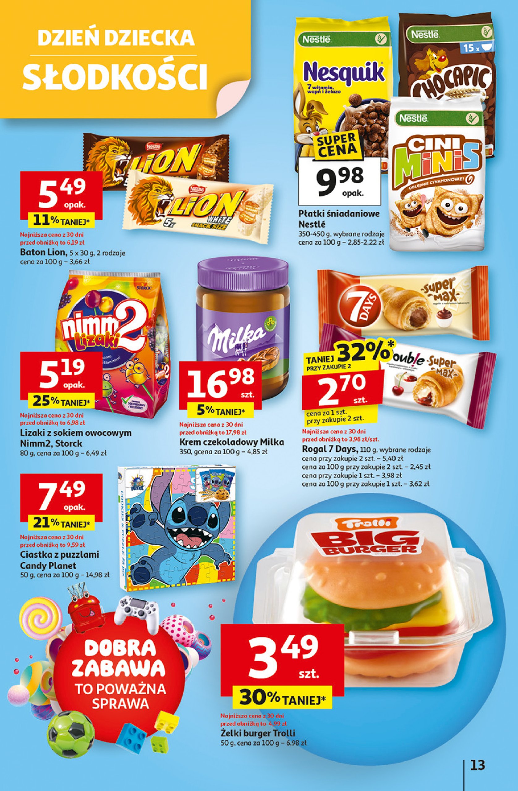 auchan - Hipermarket Auchan gazetka ważna od 29.05. - 04.06. - page: 13 auchan - Hipermarket Auchan gazetka ważna od 29.05. - 04.06. - page: 13